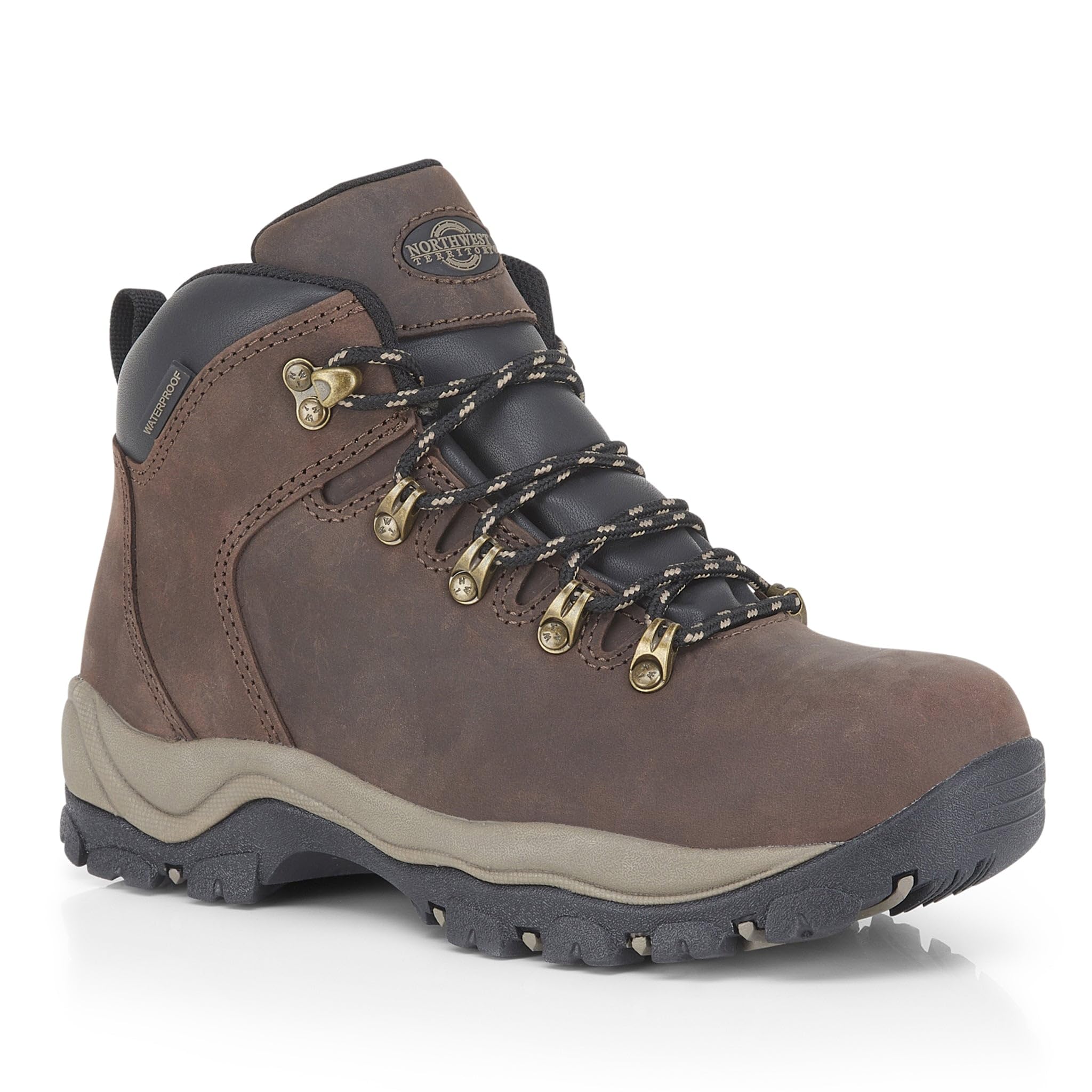 northwest territory Ladies Emerald Premium Leather Waterproof Walking Boots Breathable Lace Up Hiking Outdoor Trekking Boots-picture-29