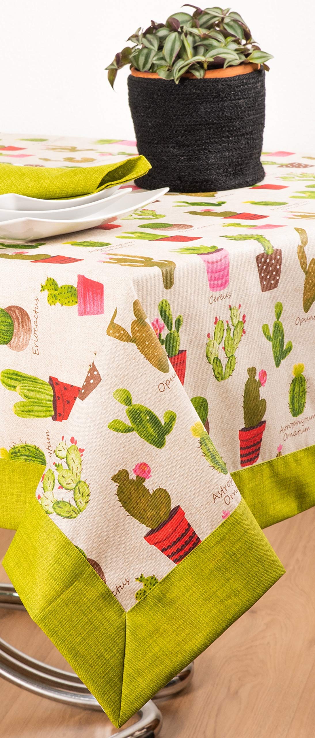 ESSE HOME - Nappe Anti-taches - Rectangulaire Pour 8 Personnes - Cinzia 137 (140 X 210, 16 – 27