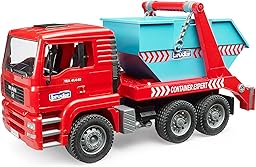 Bruder 02741 - Camion à conteneurs Man TGA - 1:16 Véhicules, camions, véhicules de Chantier, Chantier, Jouets à partir de 3 Ans