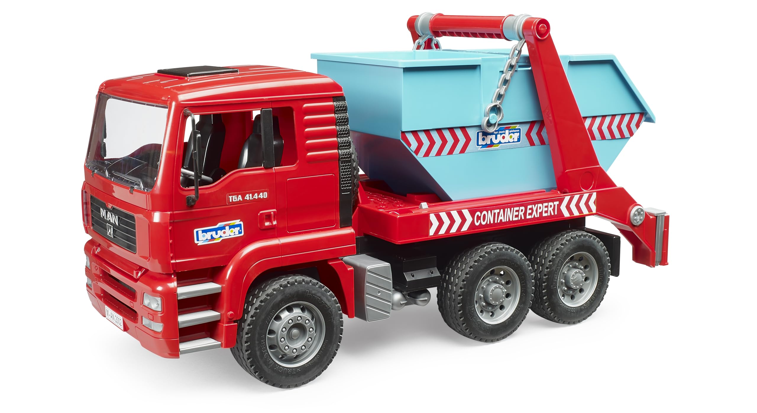 Bruder 02741 - Camion à conteneurs Man TGA - 1:16 Véhicules, camions, véhicules de Chantier, Chantier, Jouets à partir de 3 Ans - 2
