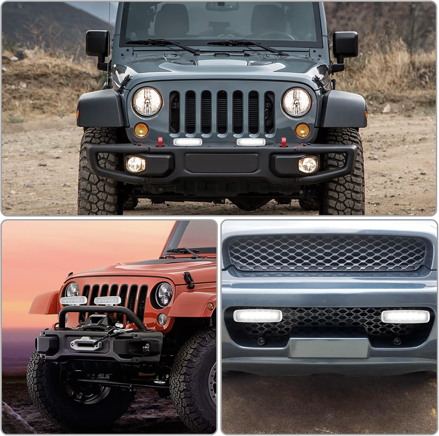 YITAMOTOR 6'' LED Light Bar 36W 6 Inch Flood LED Work Pods Single Row White Off Road Fog Driving Marine Boat SUV ATV 4WD Car Truck Golf Cart Waterproof IP68 12V 24V