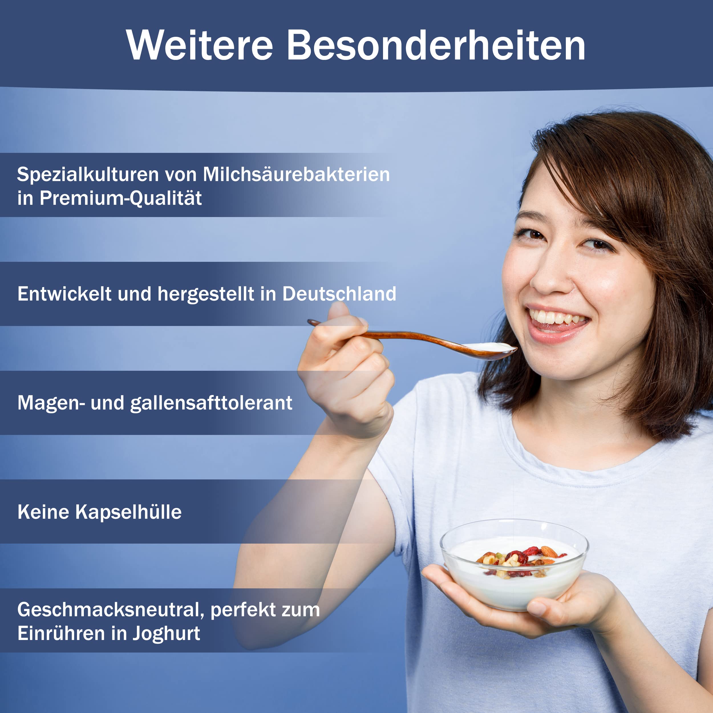 3er Pack Sanatura Mifloran Plus – 3x 200 g – Milchsäurebakterien mit 12 Mrd KBE pro Tagesdosis – kombiniert mit Vitamin C aus Acerola und Oligofructose – vegan und laktosefrei