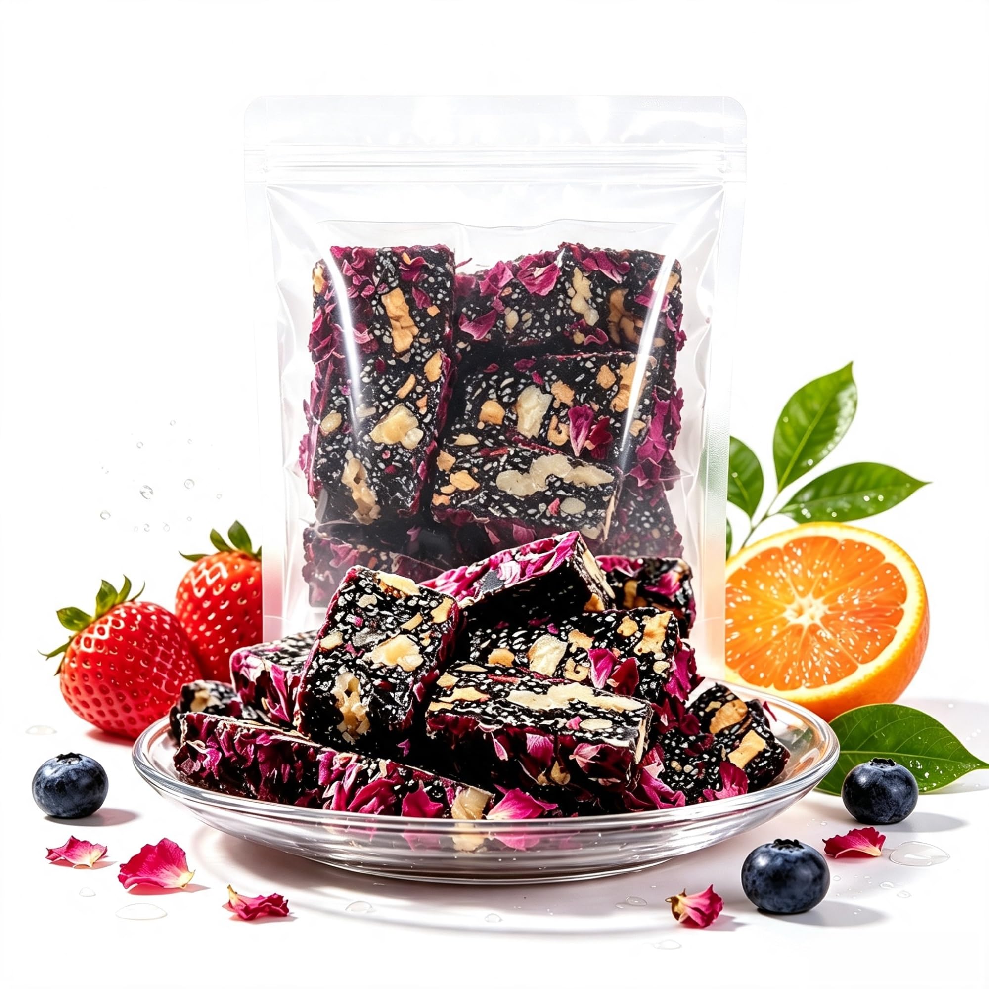 Pastel De Nueces Y Sésamo Negro Azufaifo Rosa 500g