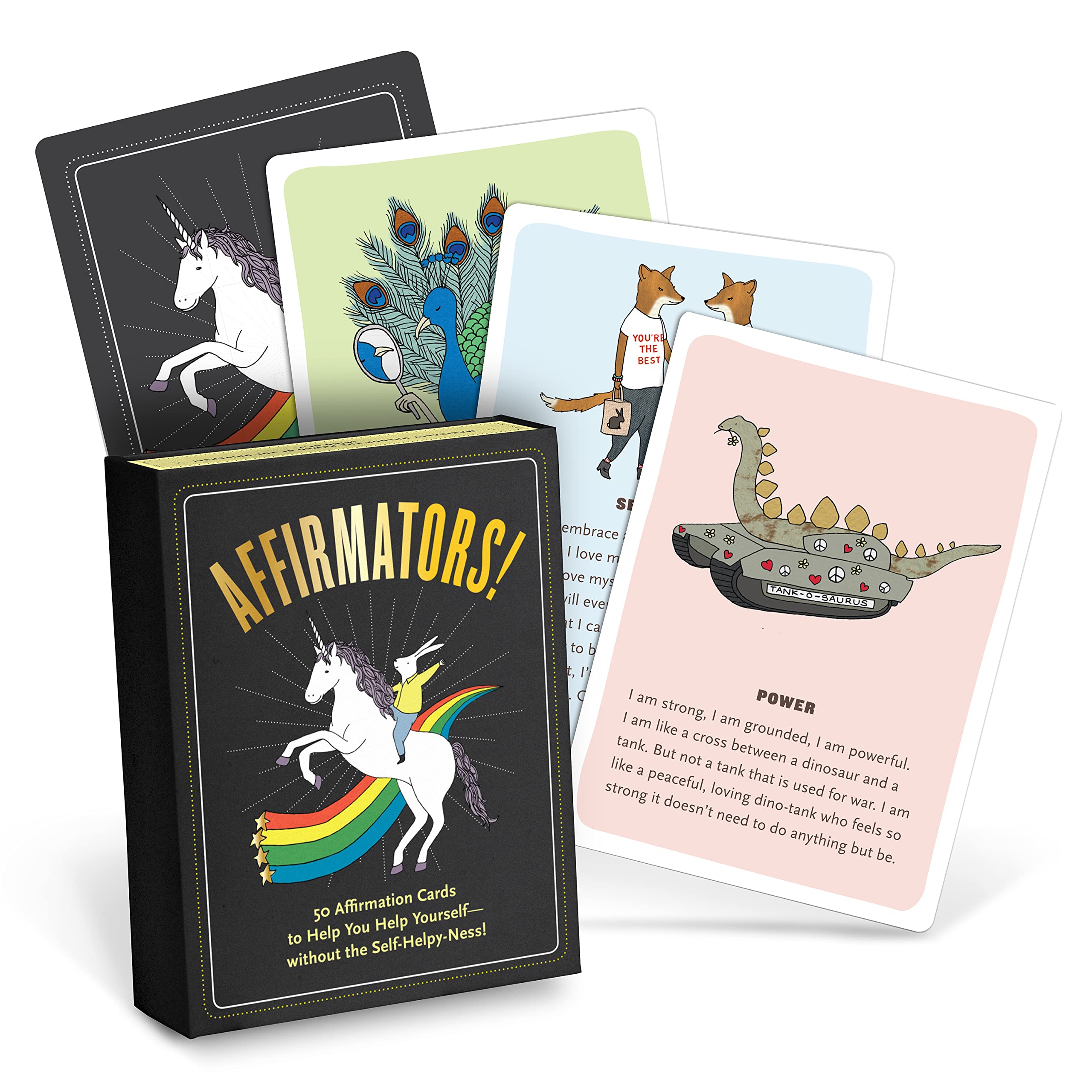 Affirmators! Original: 50 Affirmation Cards Deck Affirmators Original Affirmation Cards to Help You Help Yourself without The Self-Helpy-Ness (50 Cards)