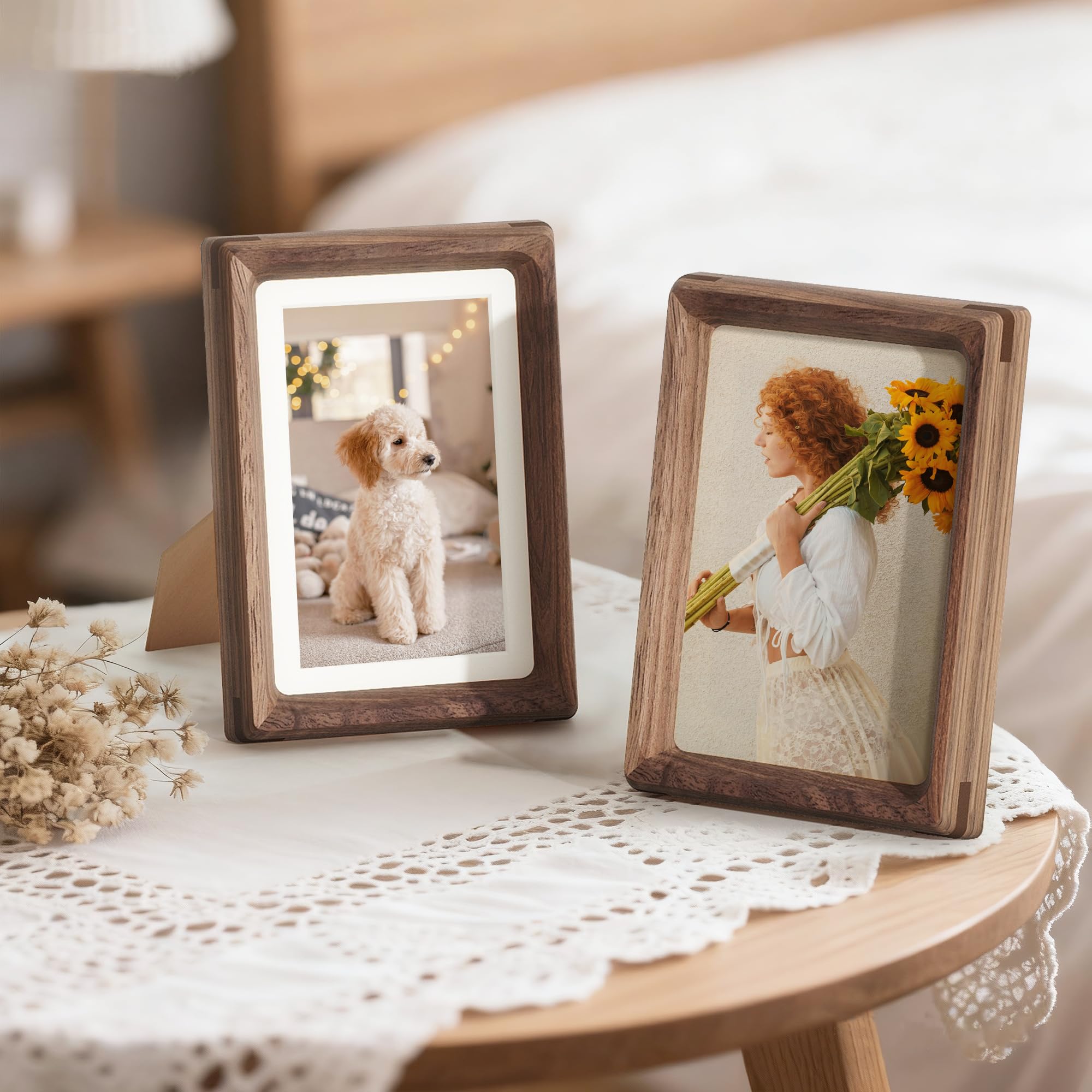 Amazon.com - Fun Memories 4x6 Picture Frame, USA-Sourced Walnut