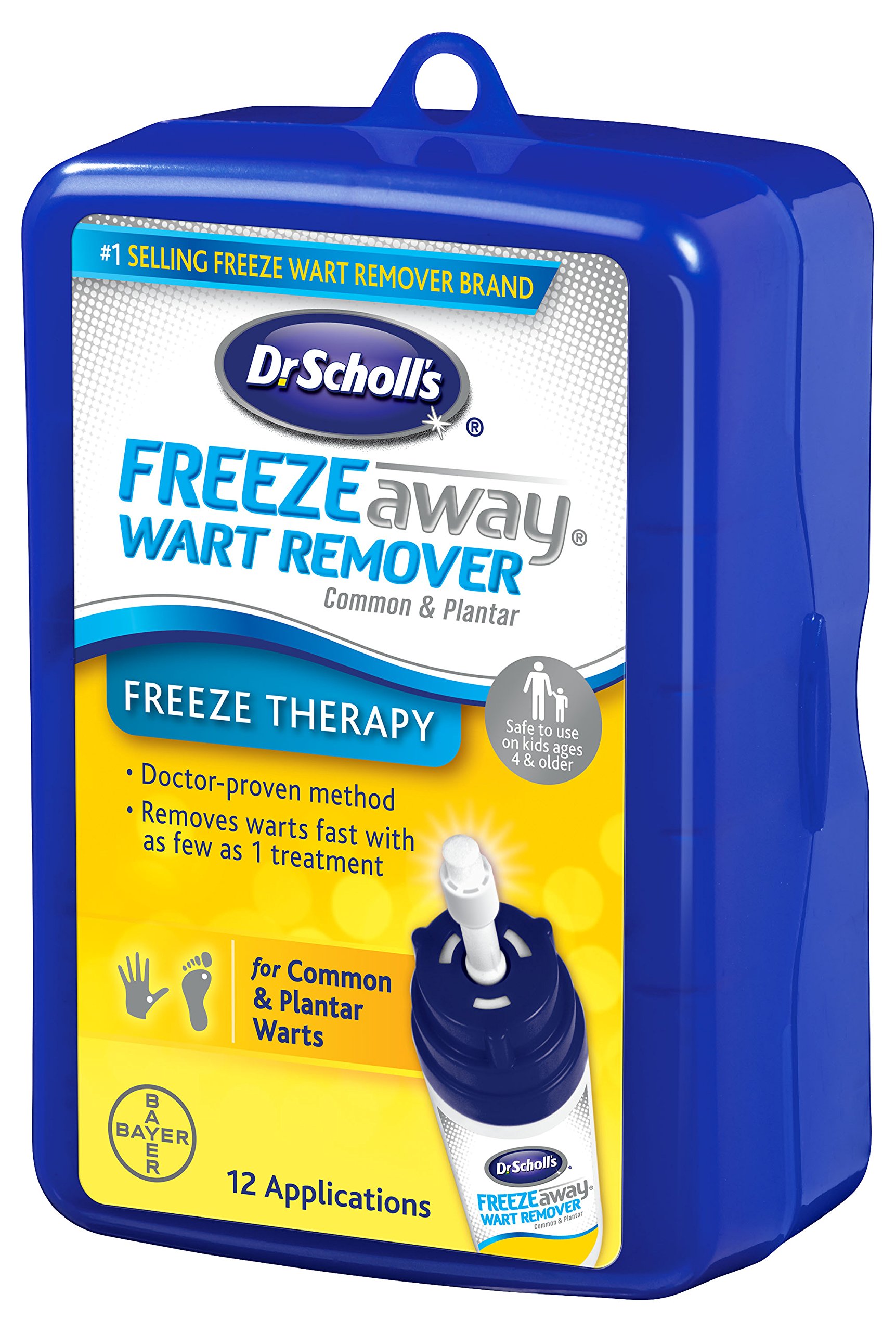Dr. Scholl’s FreezeAway Wart Remover, 12 Applications / DoctorProven
