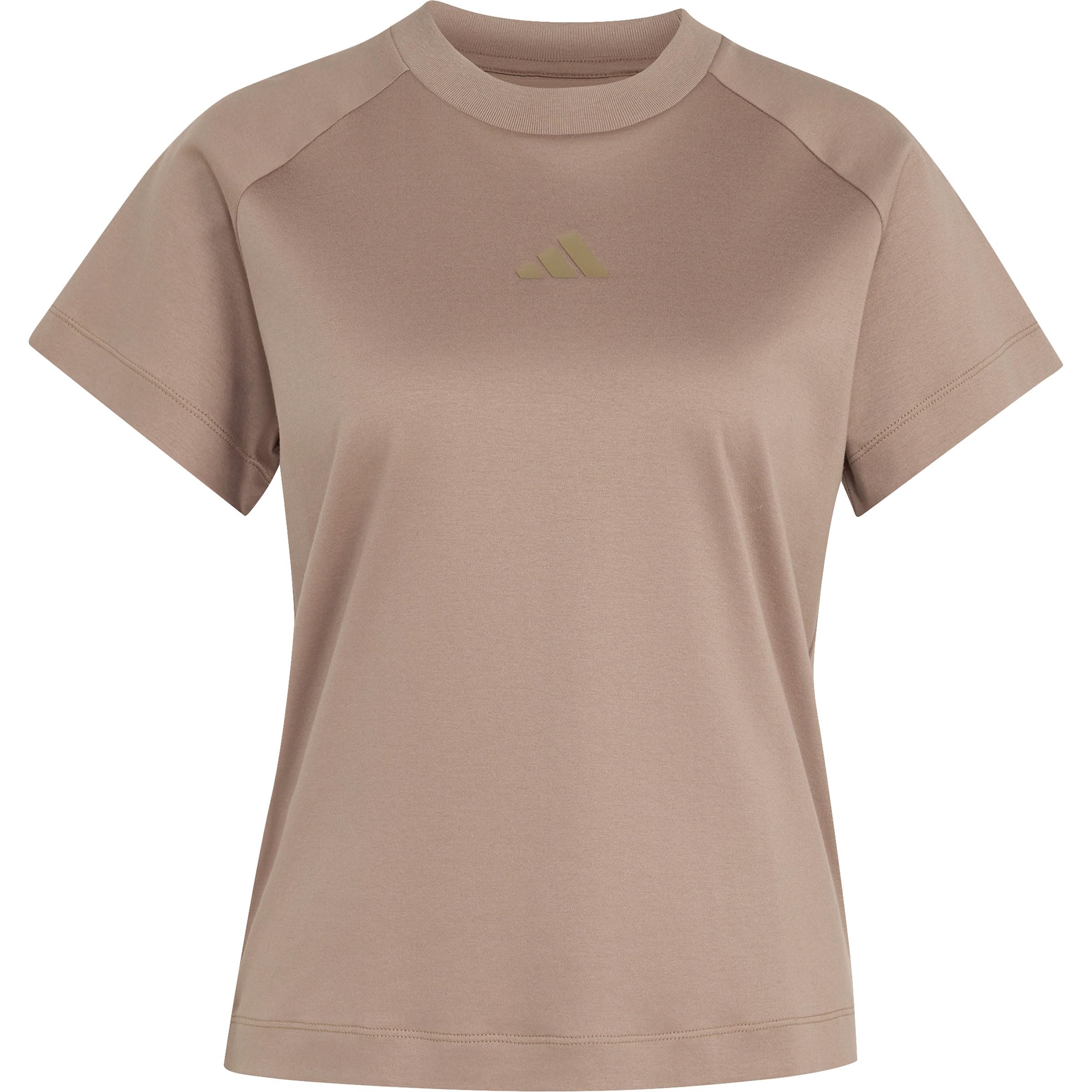 adidas Kobiety Soft Lux Shirt, Khaki Six, L