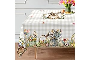 Easter Tablecloth 60"x84" Rectangle: Perfect for Spring Festivities