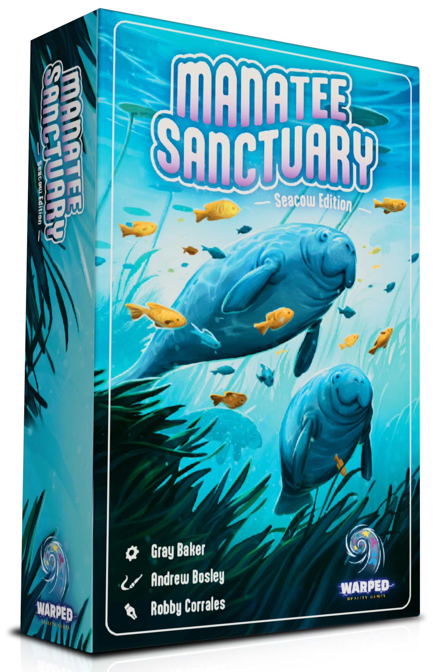 Manatee Sanctuary: Seacow Edition Board Game - Strategic Tableau Building and Drafting Game for Adults and Kids 11+, 1-6 Players
