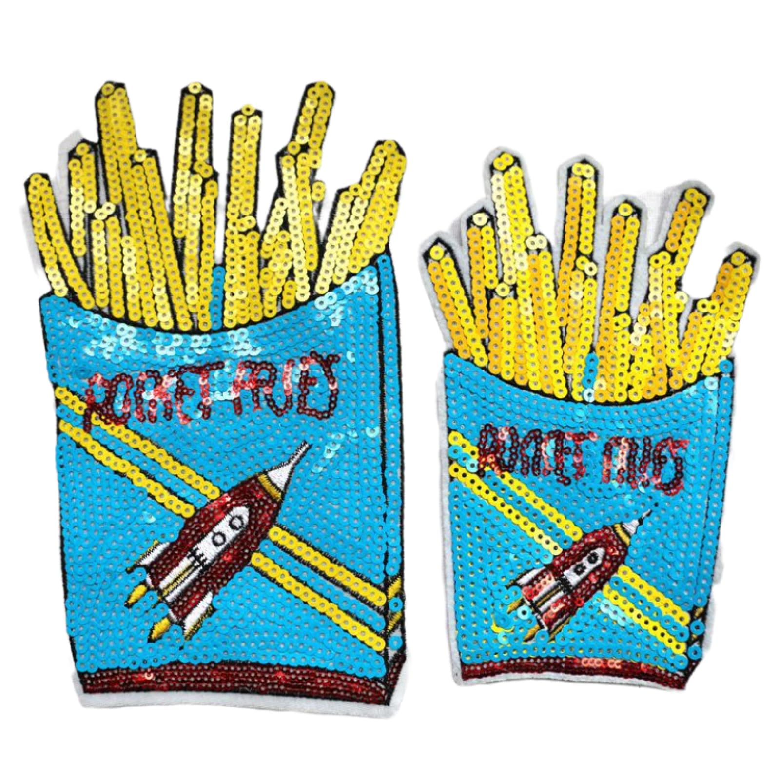 Amazon.co.jp: ワッペン アイロン 個スパンコール DIY パッチ刺繍装飾 