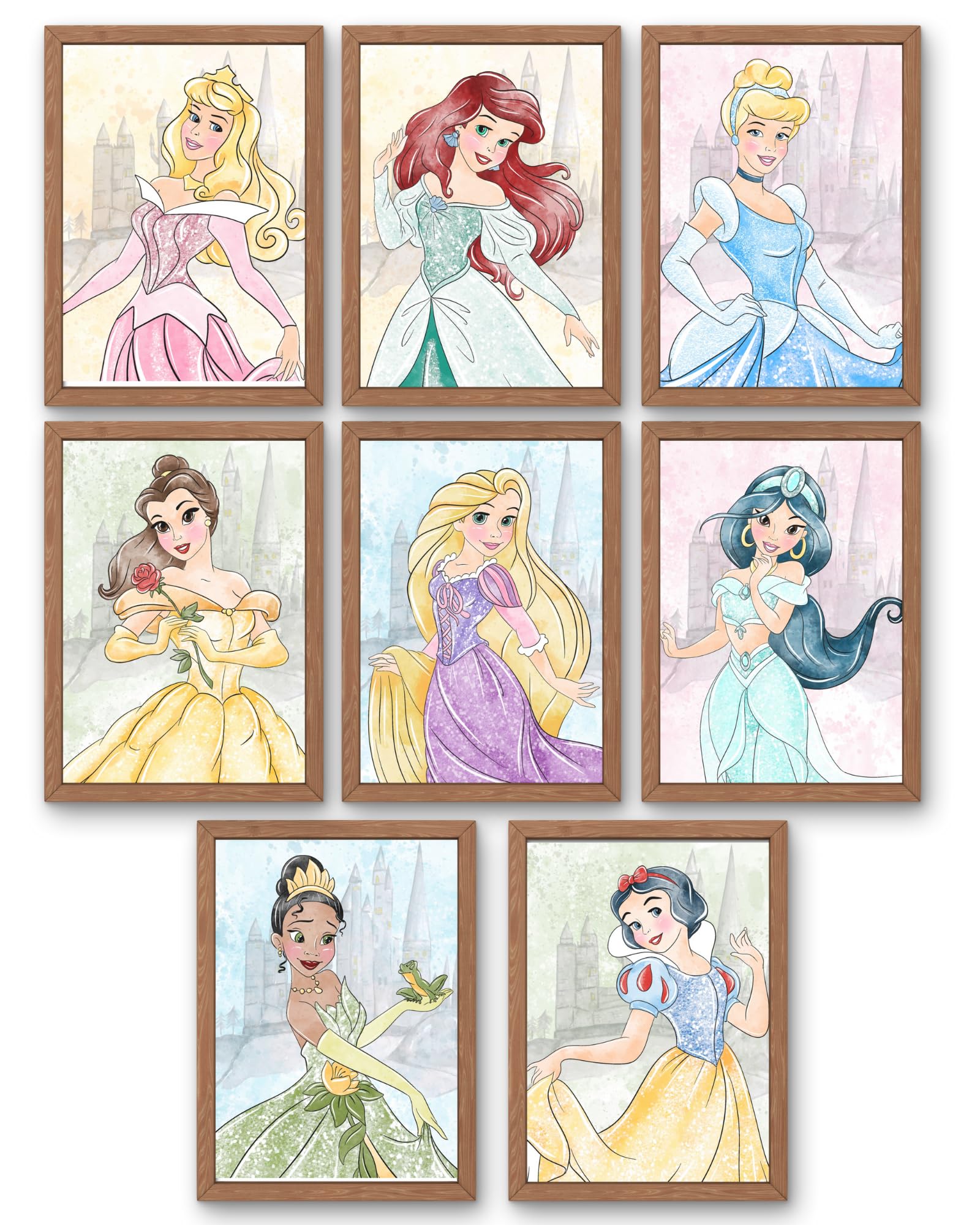 Amazon.com: TFH Art Design - Disney Princess Poster - Room Decor