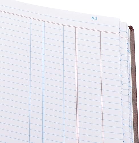 Miniatura 6 de Wilson Jones Libro de registros, 11.7 in x 7.7 in, rayado, 500 páginas, 35 líneas, S300 (WS300-5RA), azul