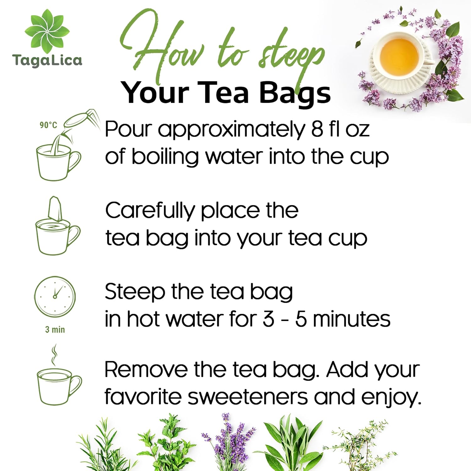 Tagalica, Premium 30 Dandelion Root Tea Bags, 100% Natural & Pure from Dandelion Root, Eco-Conscious Tea Bags, Herbal Tea. No Sugar, No Caffeine, No Gluten, Vegan. - Image 8