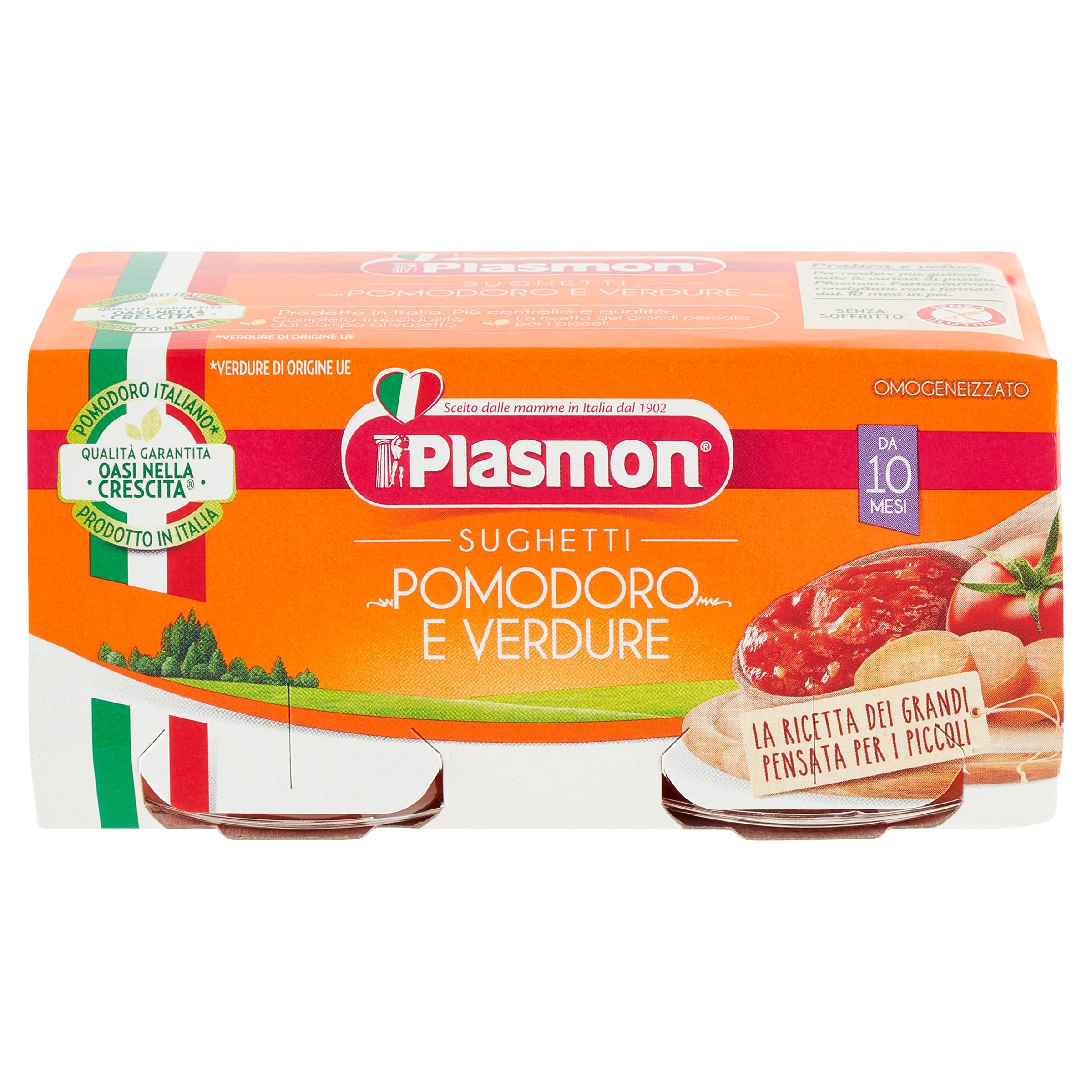 Plasmon Sughetto - Pomodoro e Verdure 2x80g (12 Confezioni)