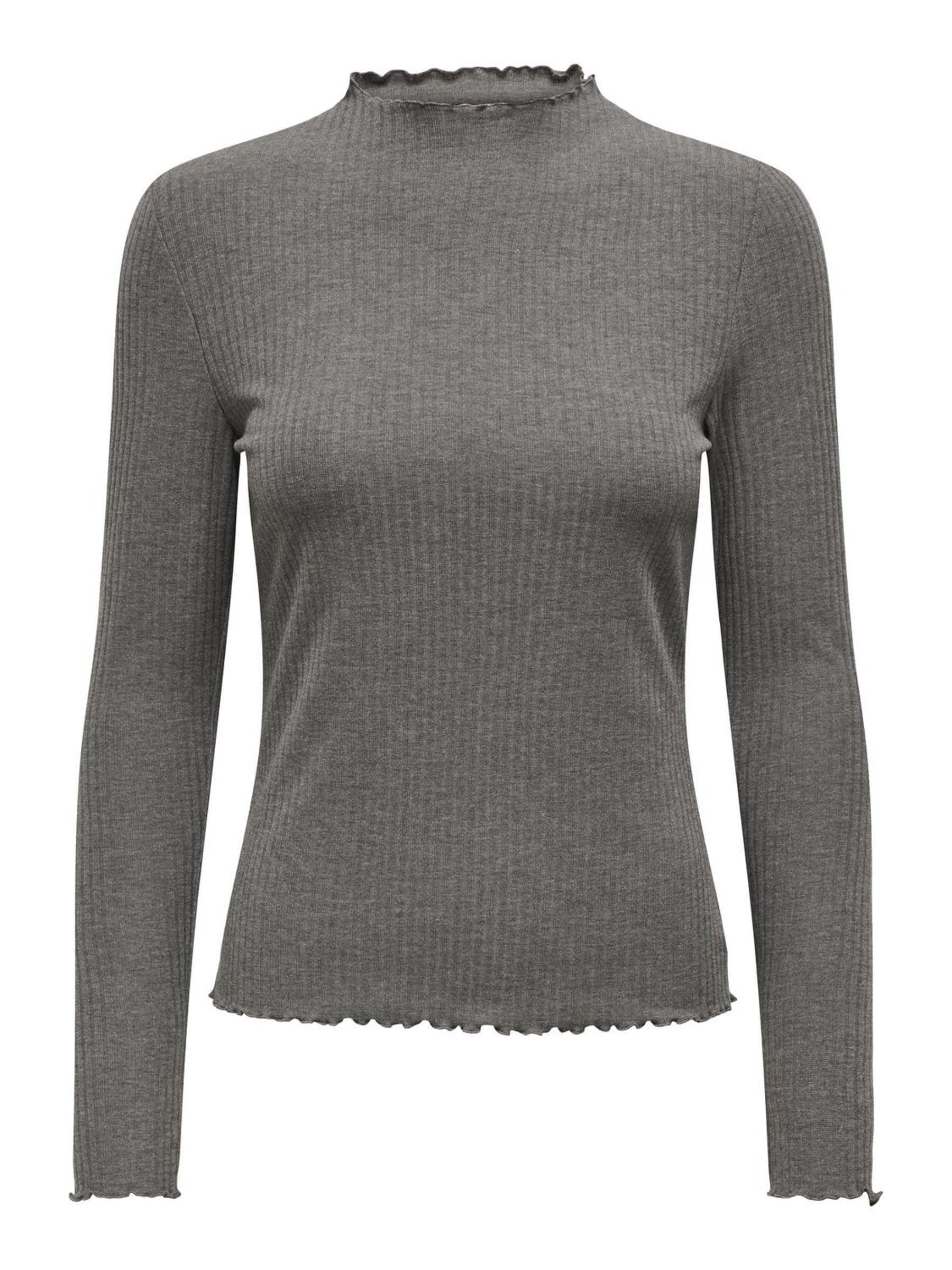 ONLY Women's Onlemma L/S High Neck Top Noos JRS, Plum Kitten, XS