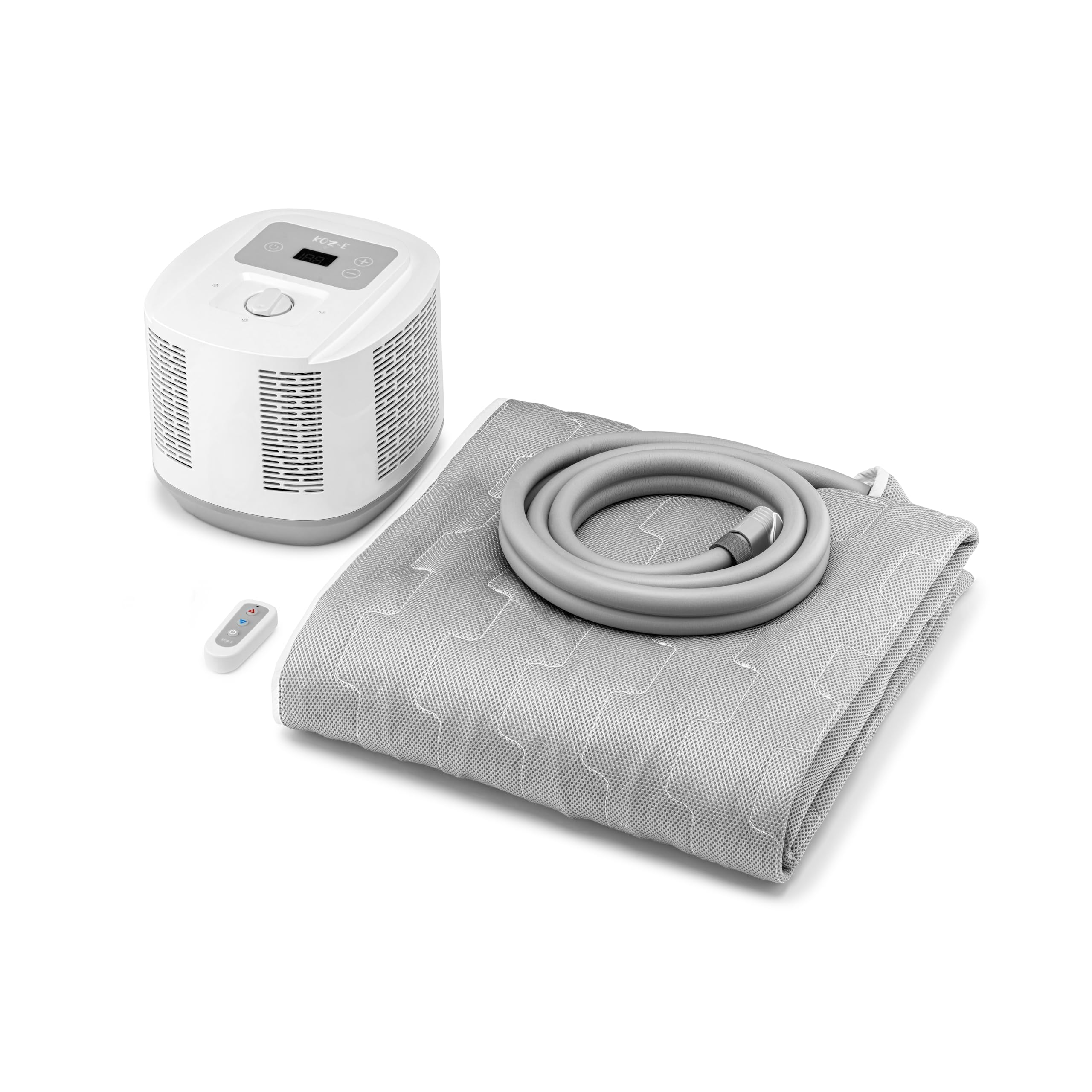 KOZ-E CoolSleep Matratzenauflage kühlend, Temperaturregulierende Matratzenauflage,Bett kühler, Kühl im Sommer, Ideal für warme Nächte