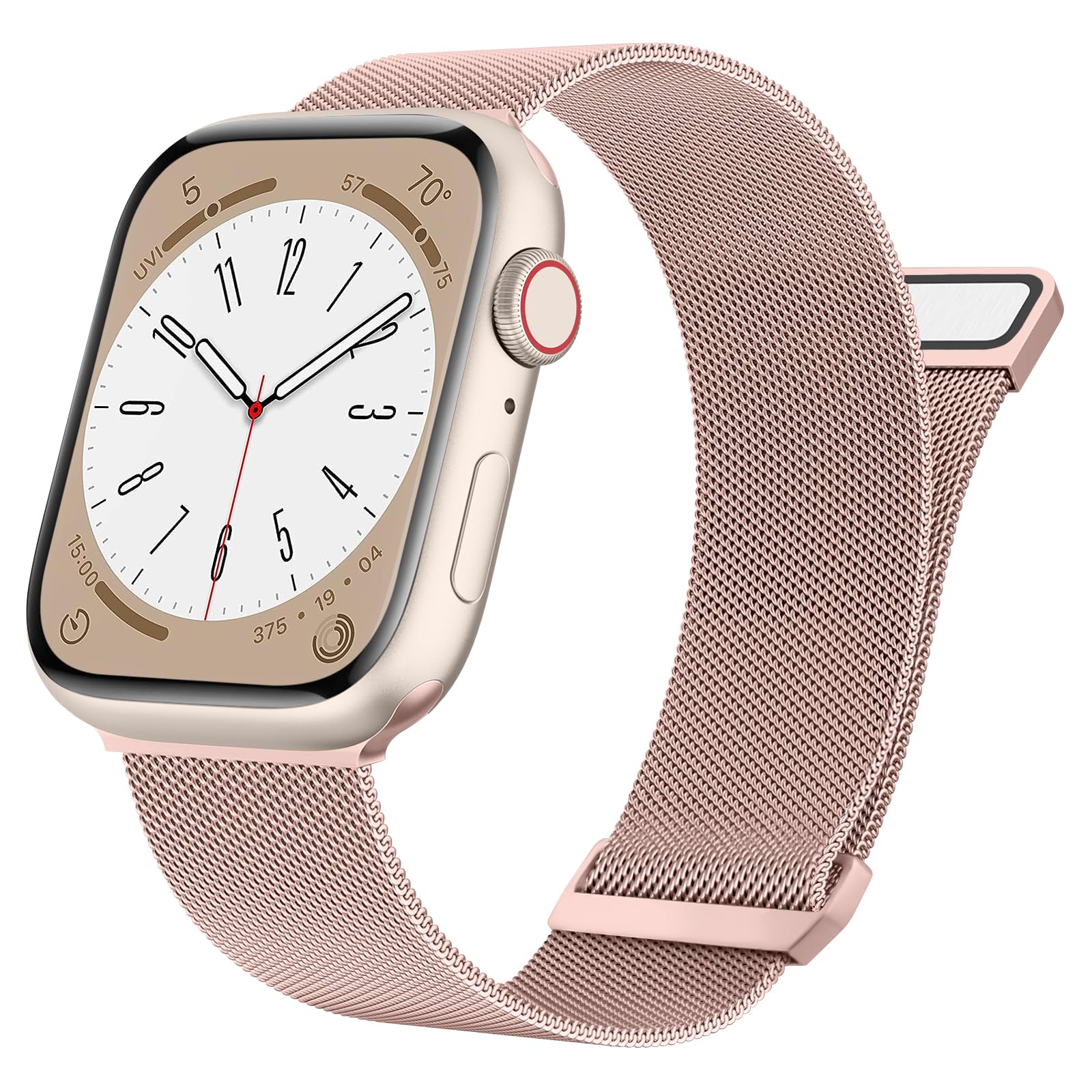 Meliya Metal Straps Compatible for Apple Watch Strap 38mm 40mm 41mm 42mm 44mm 45mm 46mm 49mm Women Men, Adjustable Mesh Loop Magnetic Milanese Band for iWatch Series 10 9 8 7 6 5 4 3 2 1 SE-image-21