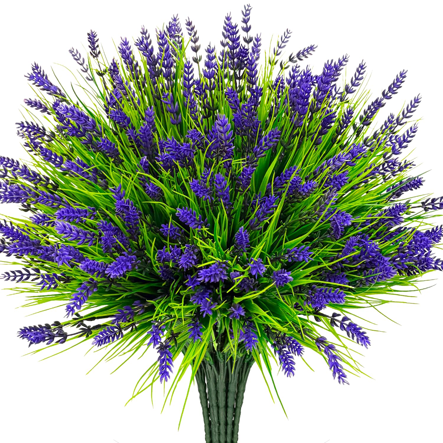 Roberly 24 Bundles Artificial Plants Outdoor