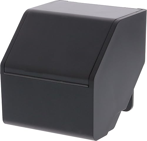 Bostitch Office Konnect - Organizador de escritorio ancho con tapa extraíble y divisores, gris (KT-WCUP-gris), negro
