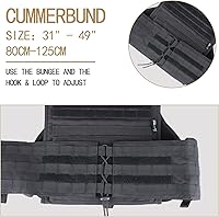 Vista 5 de MGFLASHFORCE Chaleco táctico para hombre, chaleco Airsoft Molle