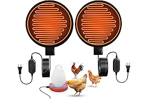 2 PCS Pigeon & Cat Water Heater for Winter, 6'' Poultry Water...
