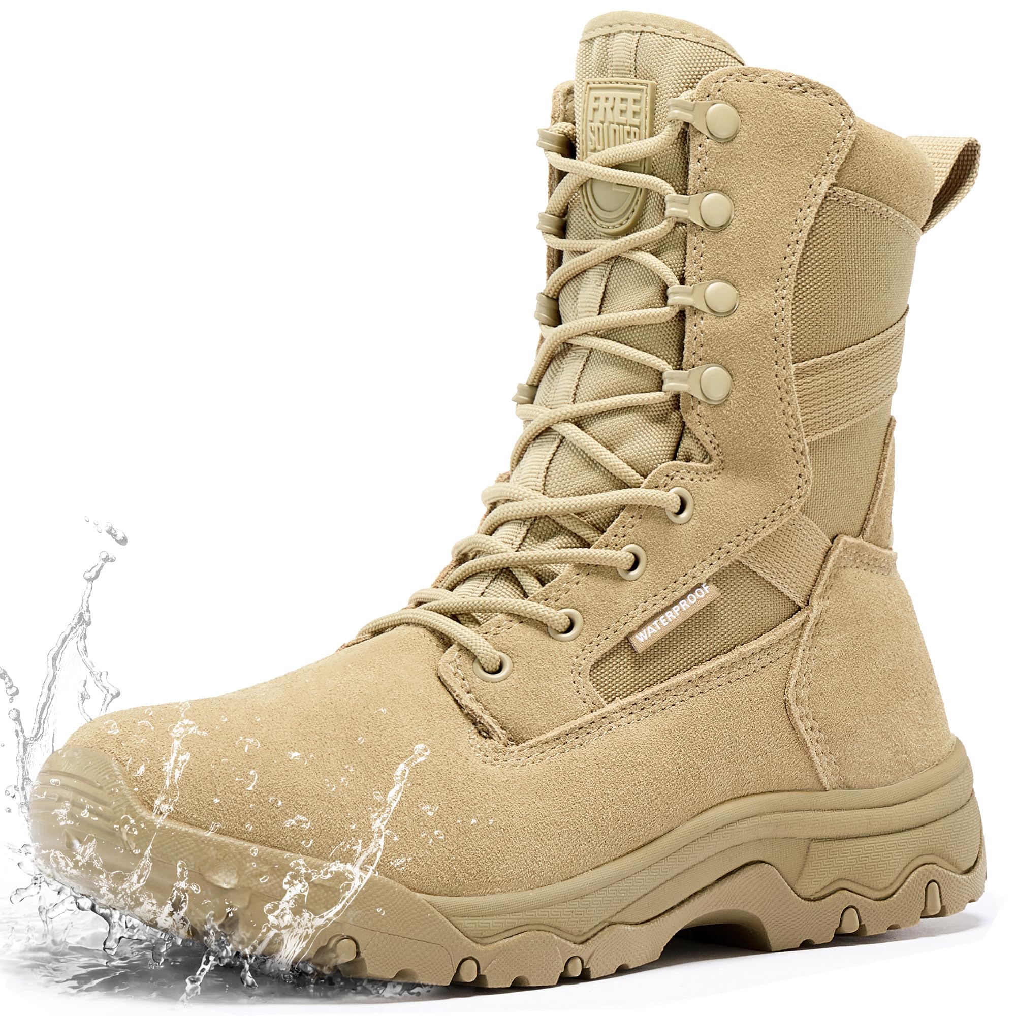 Men's LT Military Tactical 8" Daily Work Boots