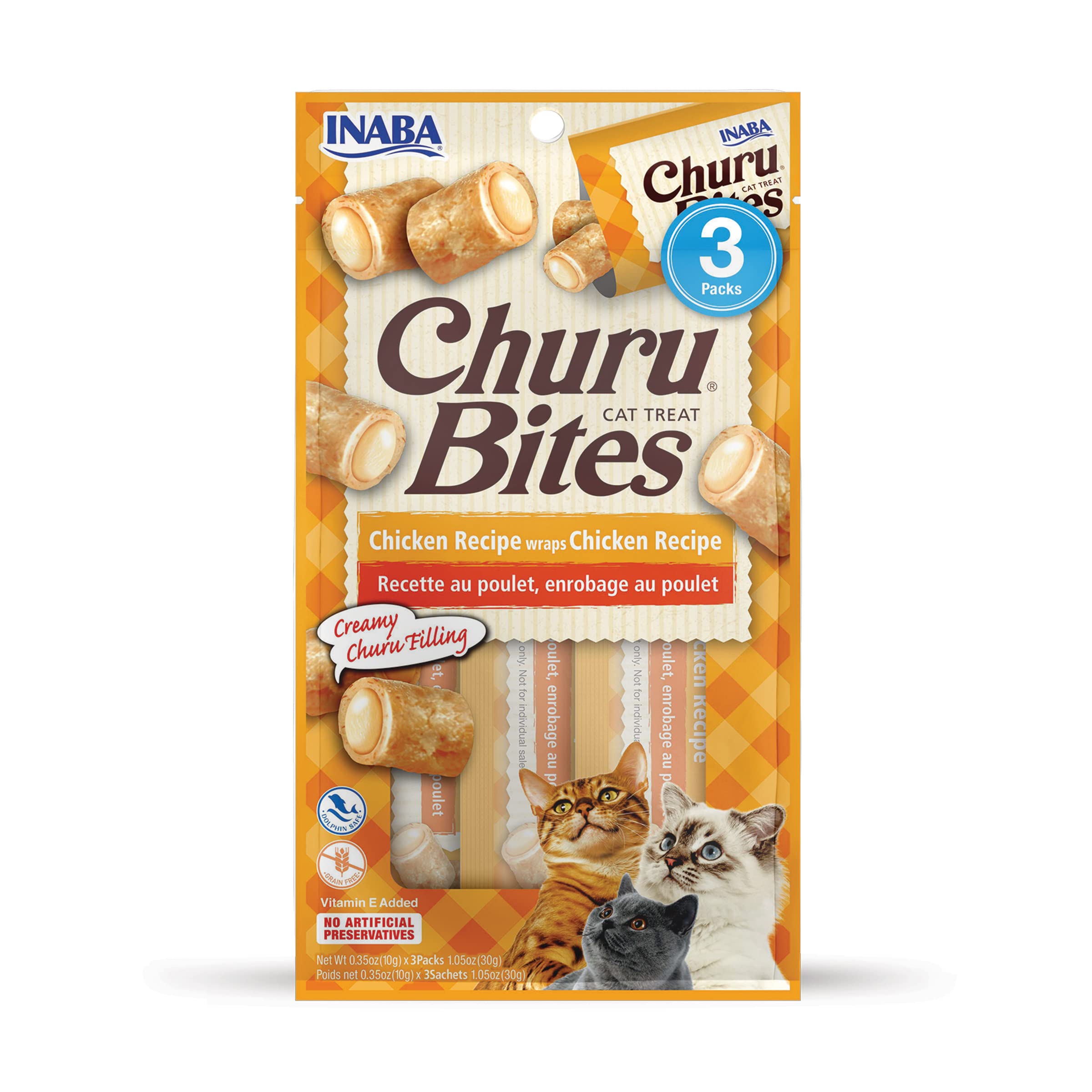 INABA Churu Bites Chicken & Chicken 3x10g
