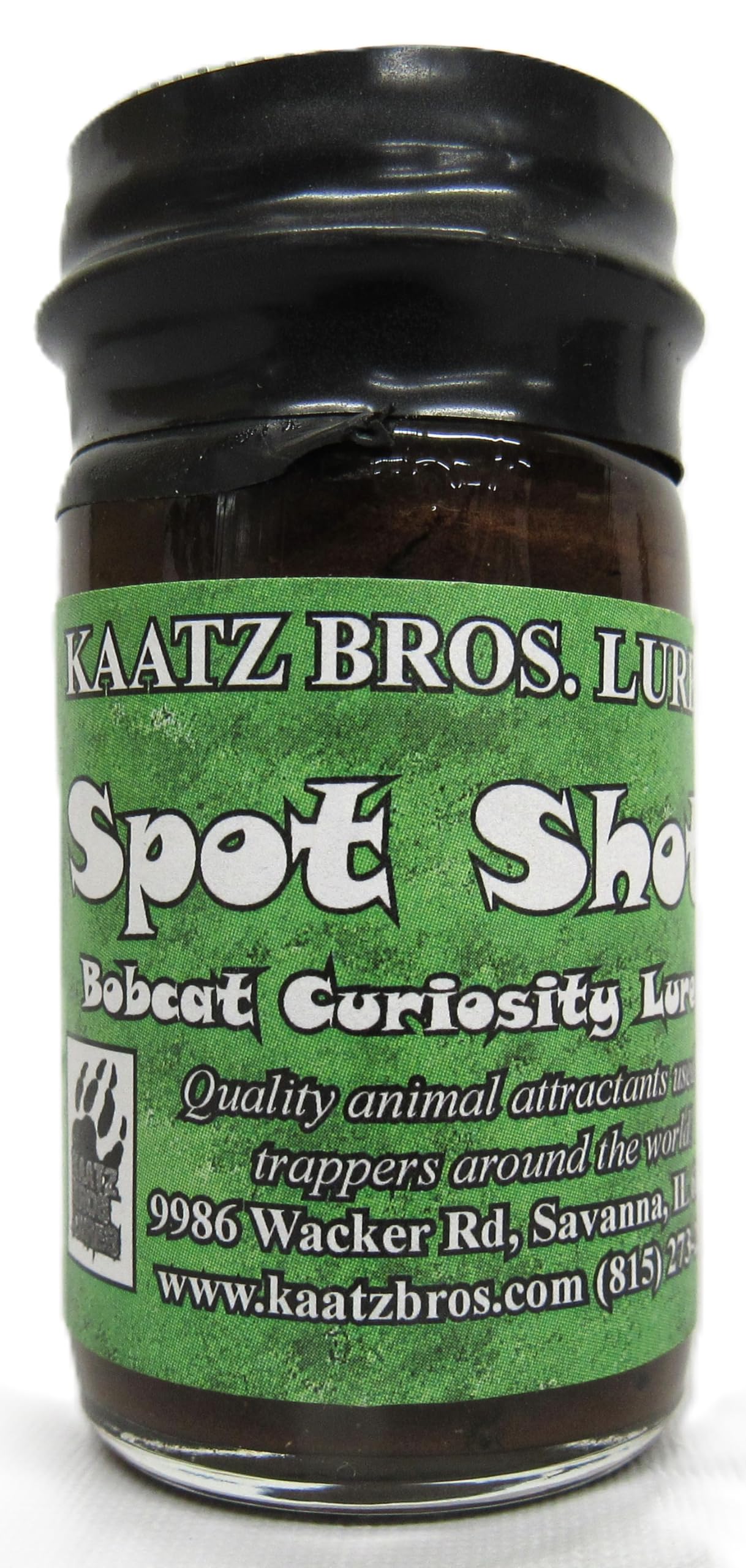 Spot Shot - Bobcat Lure - Kaatz Bros Lures Trapping Supplies 1 Ounce Jar