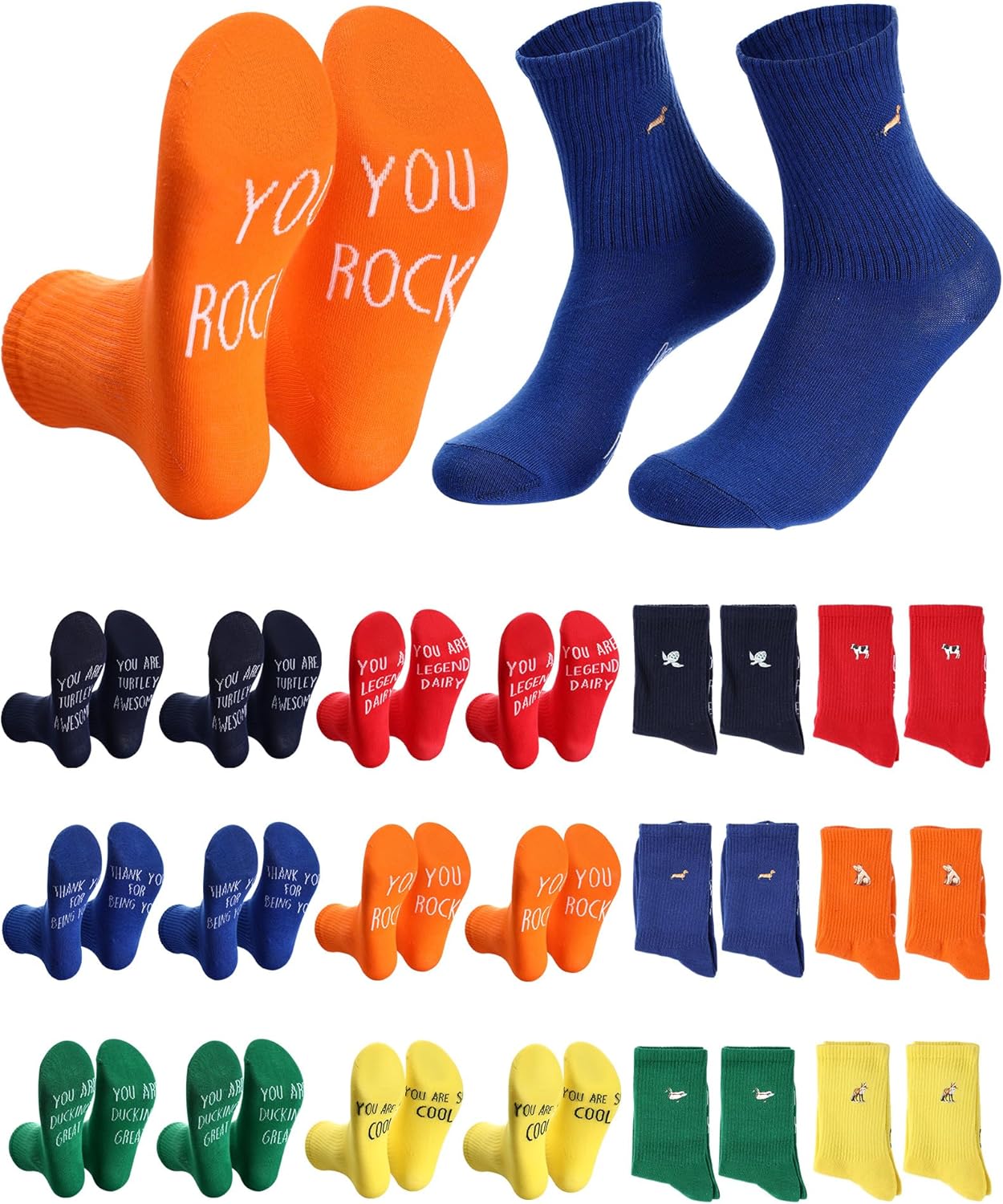 Veterinarian Gifts Animal Embroidery Socks Bulk You Rock Appreciation Gifts for Vet Tech World Veterinary Day