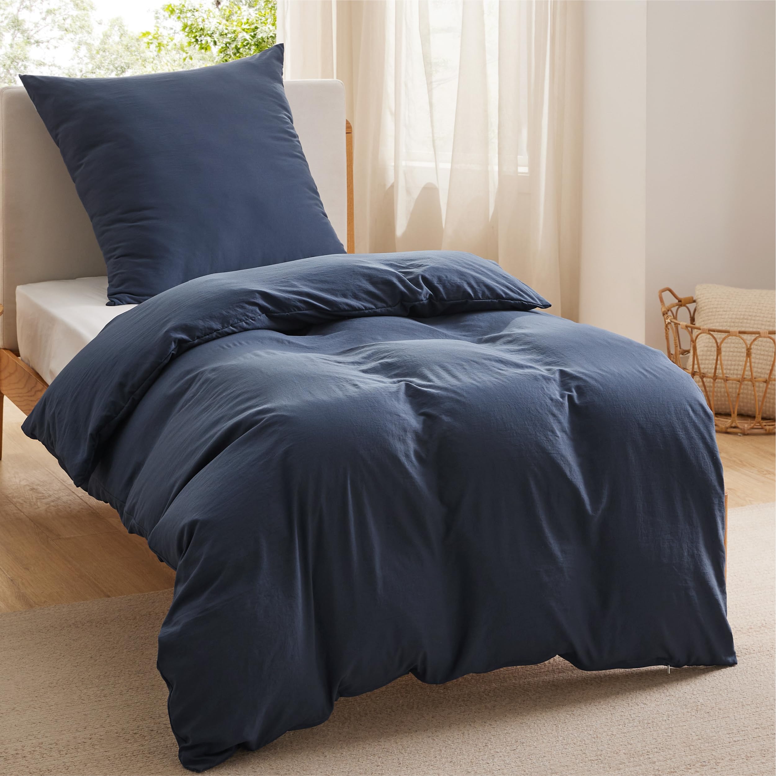 BEDSURE Weiche Vorgewaschene ÖKO-TEX Bettwäsche Polyester Mikrofaser Bettwäsche-Set
