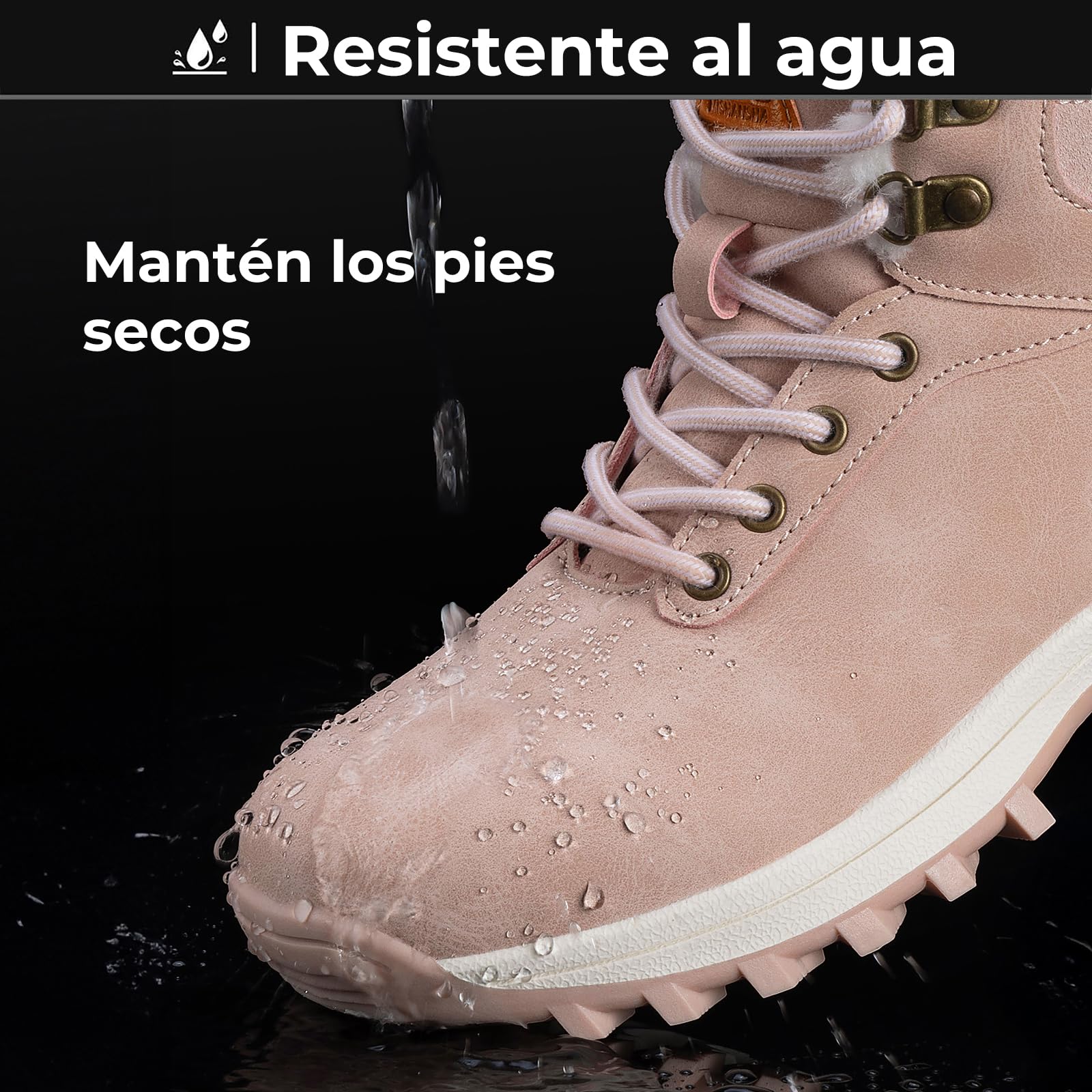 Mishansha Zapatos de Invierno Hombre Botas de Nieve Mujer 36-48