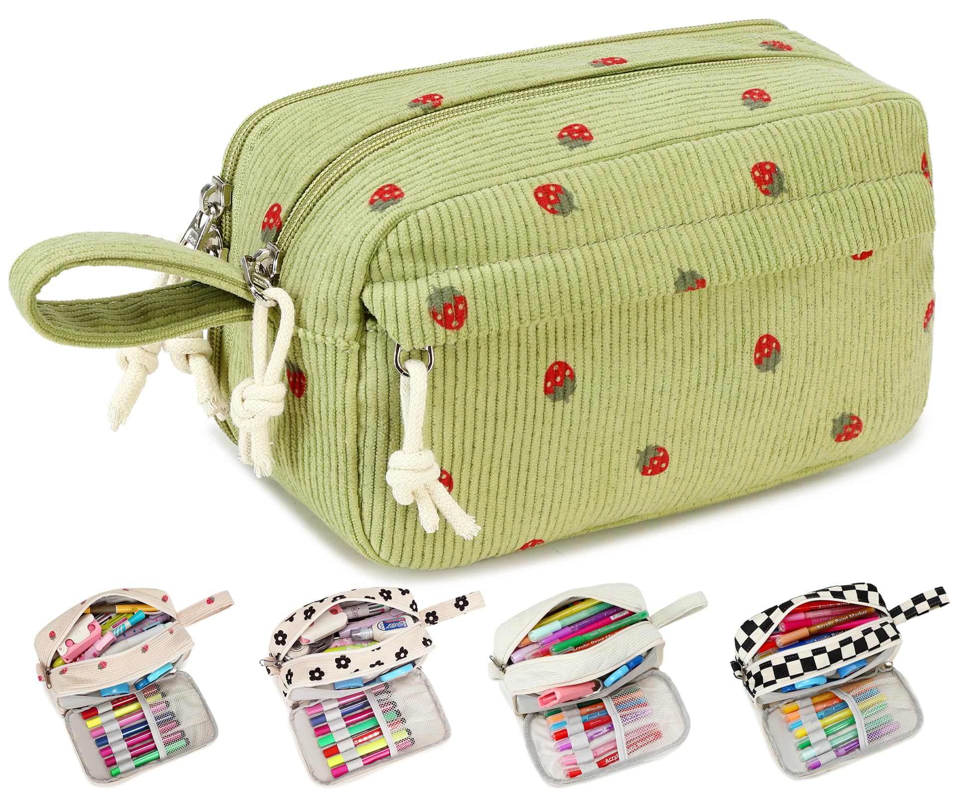 Octonauts Big Capacity Pencil Case, Large Pencil Pouch Pen Box Bag Pencil Cases Holder Organizer