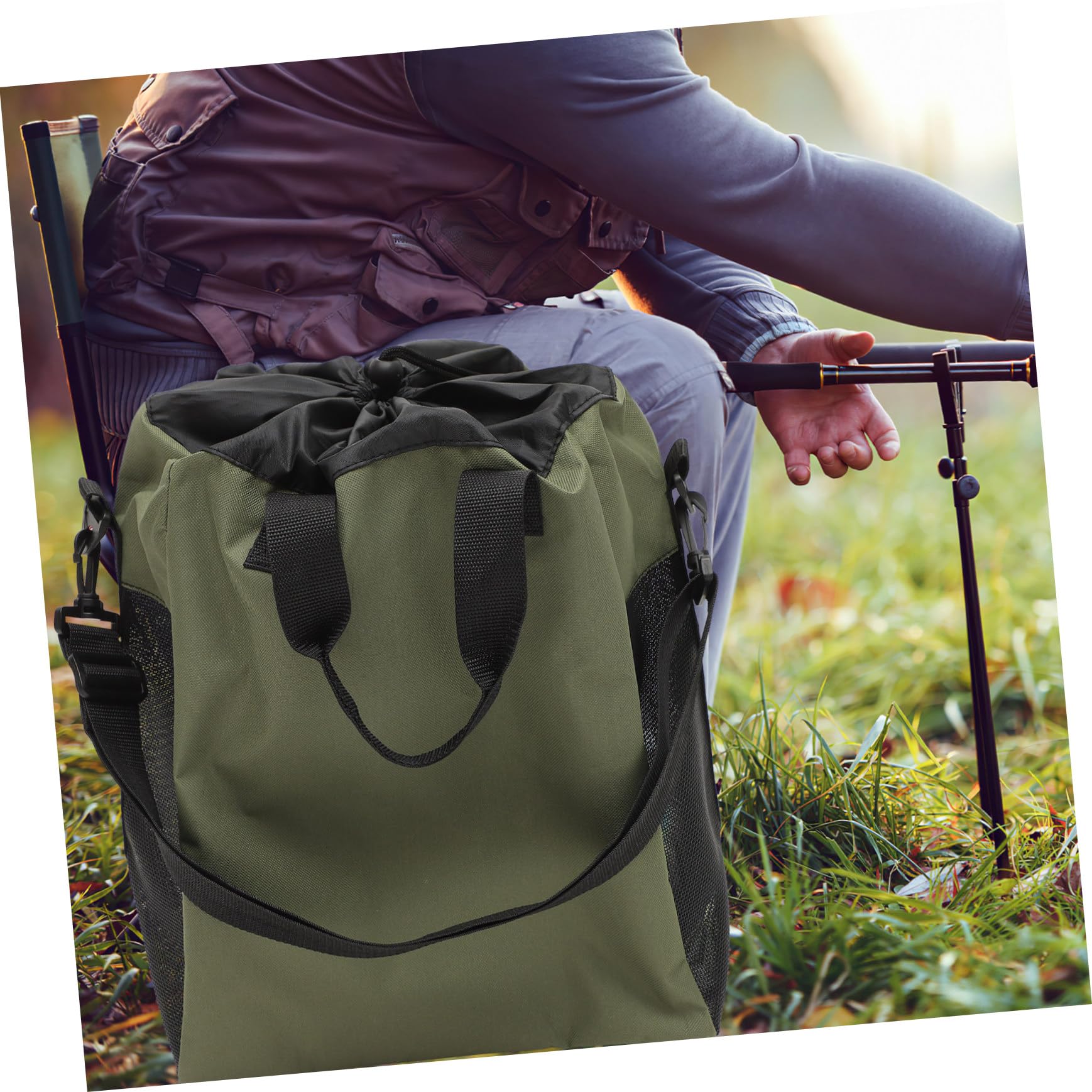 Borsa Porta Stivali da Pesca Oxford Resistente e Traspirante, Custodia Portatile per Stivali e Confortevole per Attività All'aperto