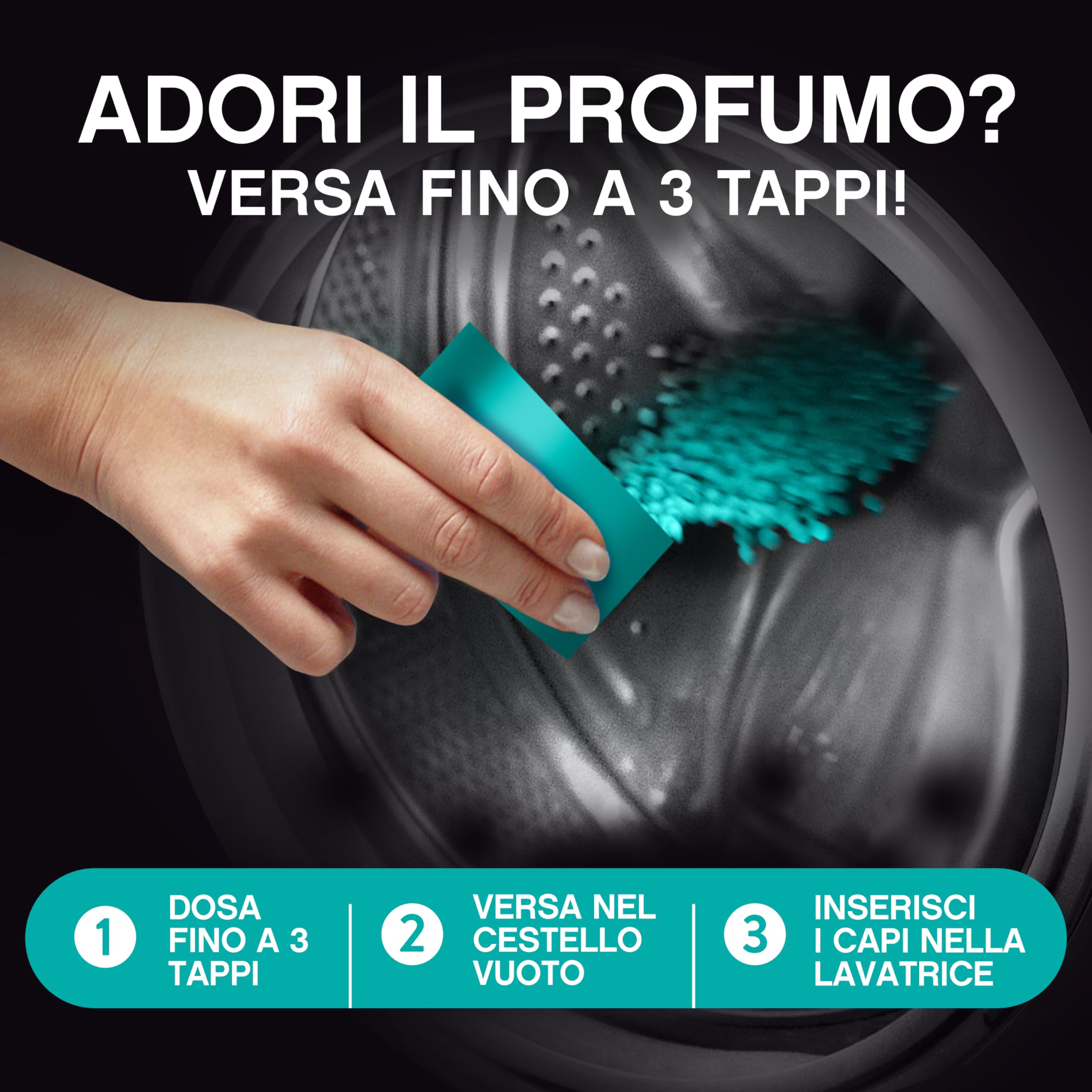 Lenor Profumatore Bucato Lavatrice, Perle Profumate, Unstoppables Fresh, Formato 6 x 150g, Intensificatore Di Profumo