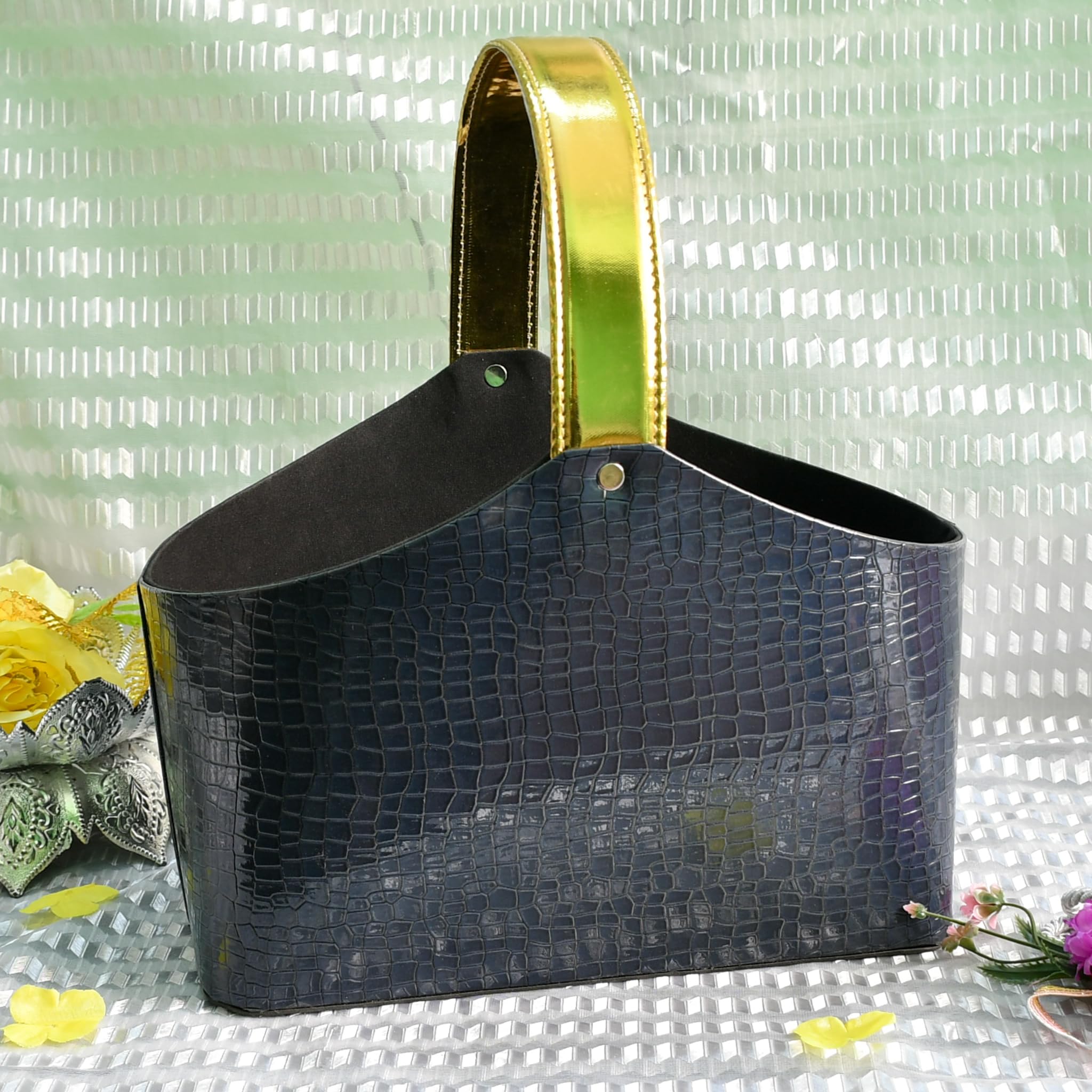 See full amazon price history chart for Leather gift hamper basket |Decorative Fruit Gift Baskets | Hamper Baskets | Basket for Gift Hamper- Vegan Leather Basket- Blue croco Leather gift hamper basket |Decorative Fruit Gift Baskets | Hamper Baskets | Basket for Gift Hamper- Vegan Leather Basket- Blue croco (B0D8Y5WDNK) Amazon Price History, Amazon Price Tracker