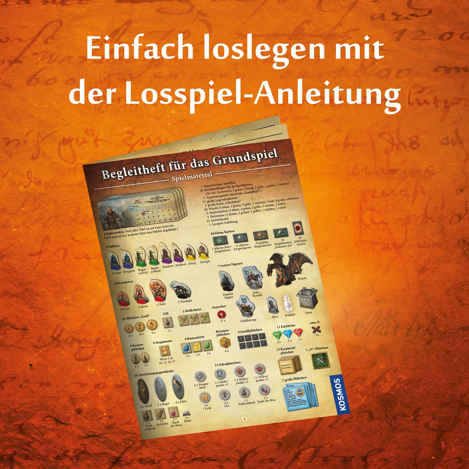 KOSMOS-Le Leggende di Andor, Big Box Gioco, Multicolore, Small, 683122
