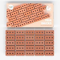 InspireMyPlay 25 Mini Silicone Building Bricks - Sensory Bin Filler for Construction Play, Toddlers Age 2+