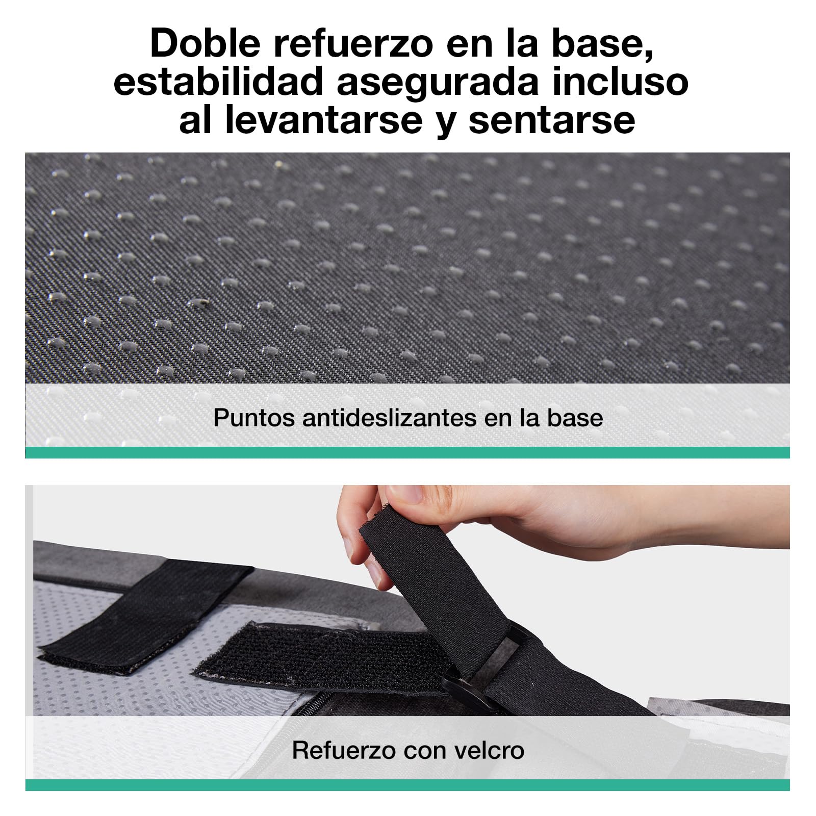 Novilla 270 cm Sofá Esquinero Modular Componible 3 Plazas en Terciopelo | Muelles Ensacados Smarts Coil®, Sin Montaje, Terciopelo Acanalado, 5 Cojines Incluidos