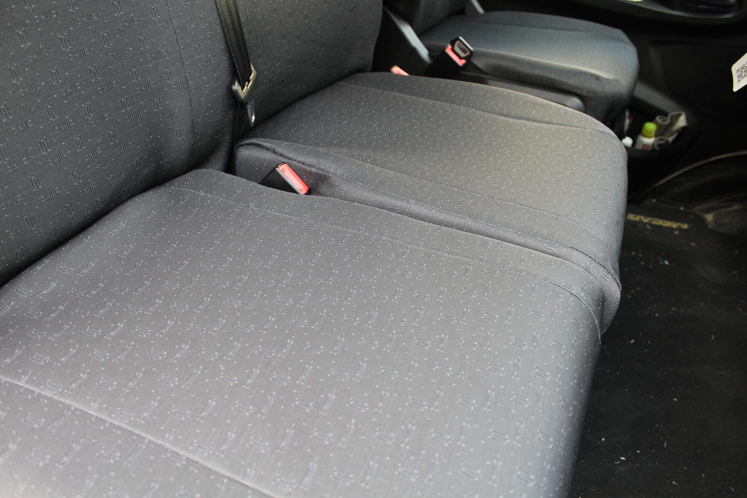 Italfodere - Coprisedili in Tessuto Accoppiato Antracite Compatibili con Iveco Daily IV dal 2014> - 3 Posti - Accessori Auto Interni - Resistenti - Comfort e Protezione Totale - Facili da Installare