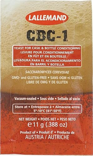 Lallemand Levadura seca - CBC-1 (0.39 oz) (Paquete de 5)
