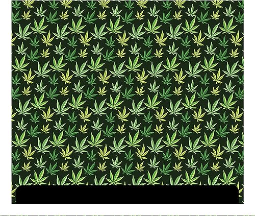 Miniatura 4 de Heat Transfer Vinyl 4U HTV con estampado 420 (19.66 x 36 pulgadas) - Hoja de cannabis realista, 20 pulgadas x 1 yarda
