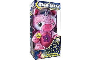 Ontel Star Belly Dream Lites Stuffed Animal Night Light for Girls 3-5