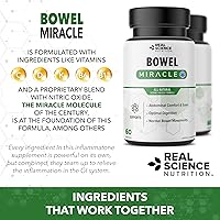 Vista 5 de Ofrece milagro intestinal: solución natural para la salud intestinal, malestar abdominal, fórmula del intestino inferior, ayudar al SII