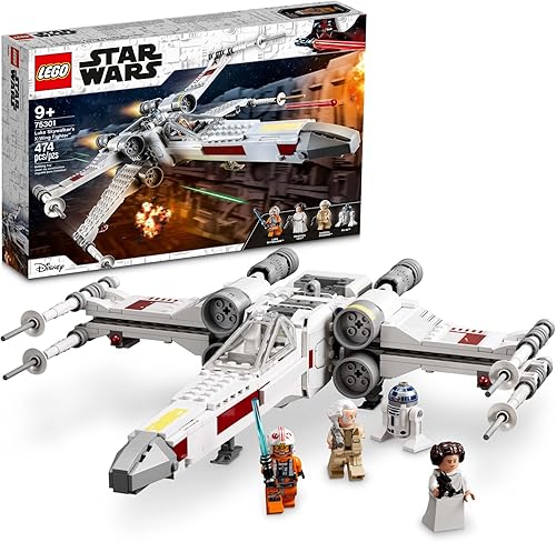 Miniatura 1 de Kit de piezas de construcción LEGO Star Wars X-Wing Fighter de Luke Skywalker 75301 para niños 474 piezas