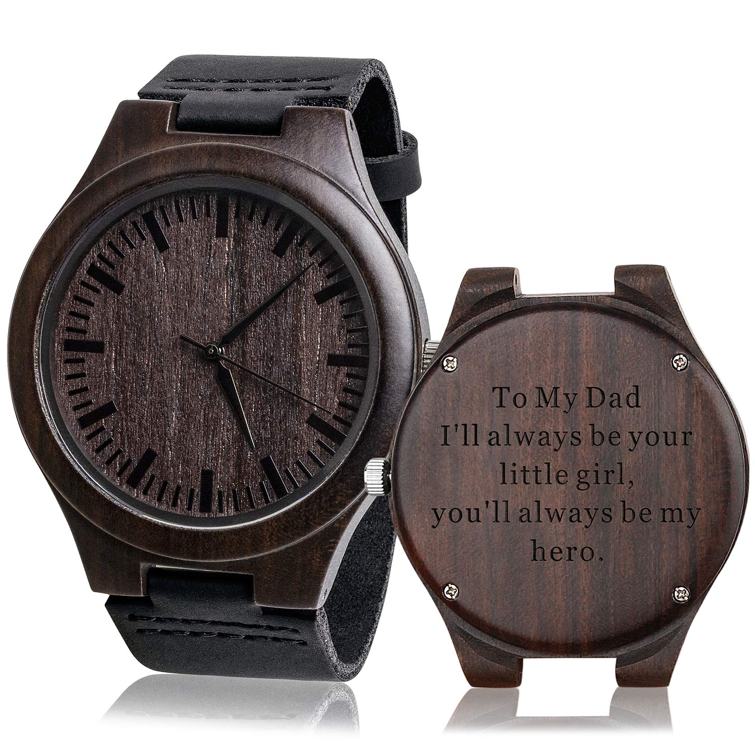 KOSTINGGroomsmen Gifts for Wedding Custom Engraved Wooden Watches for Men Personalized Groomsmen Gifts Ideas