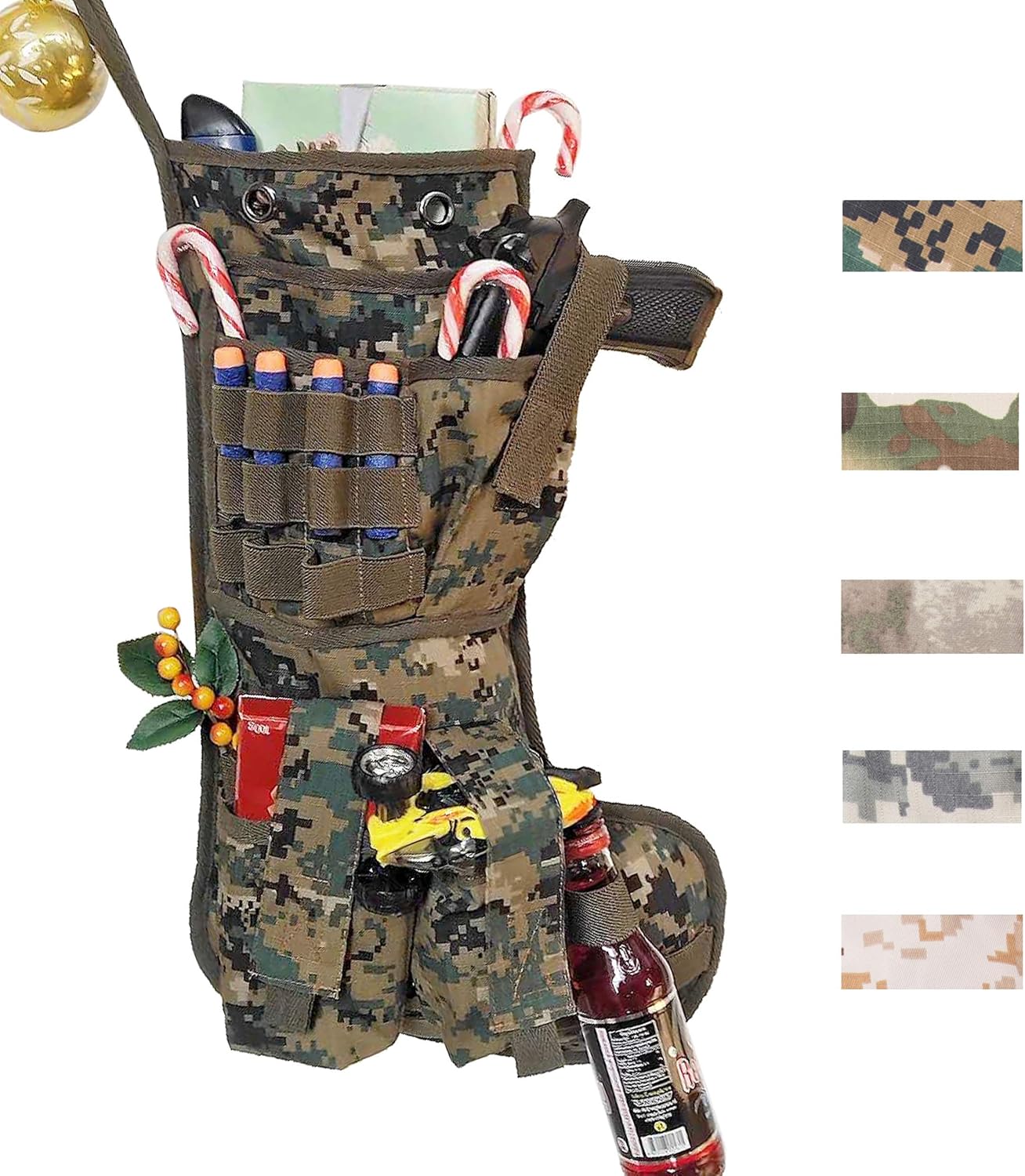 Beyond Your Thoughts Tactical Christmas Stockings US Military with MOLLE Gear