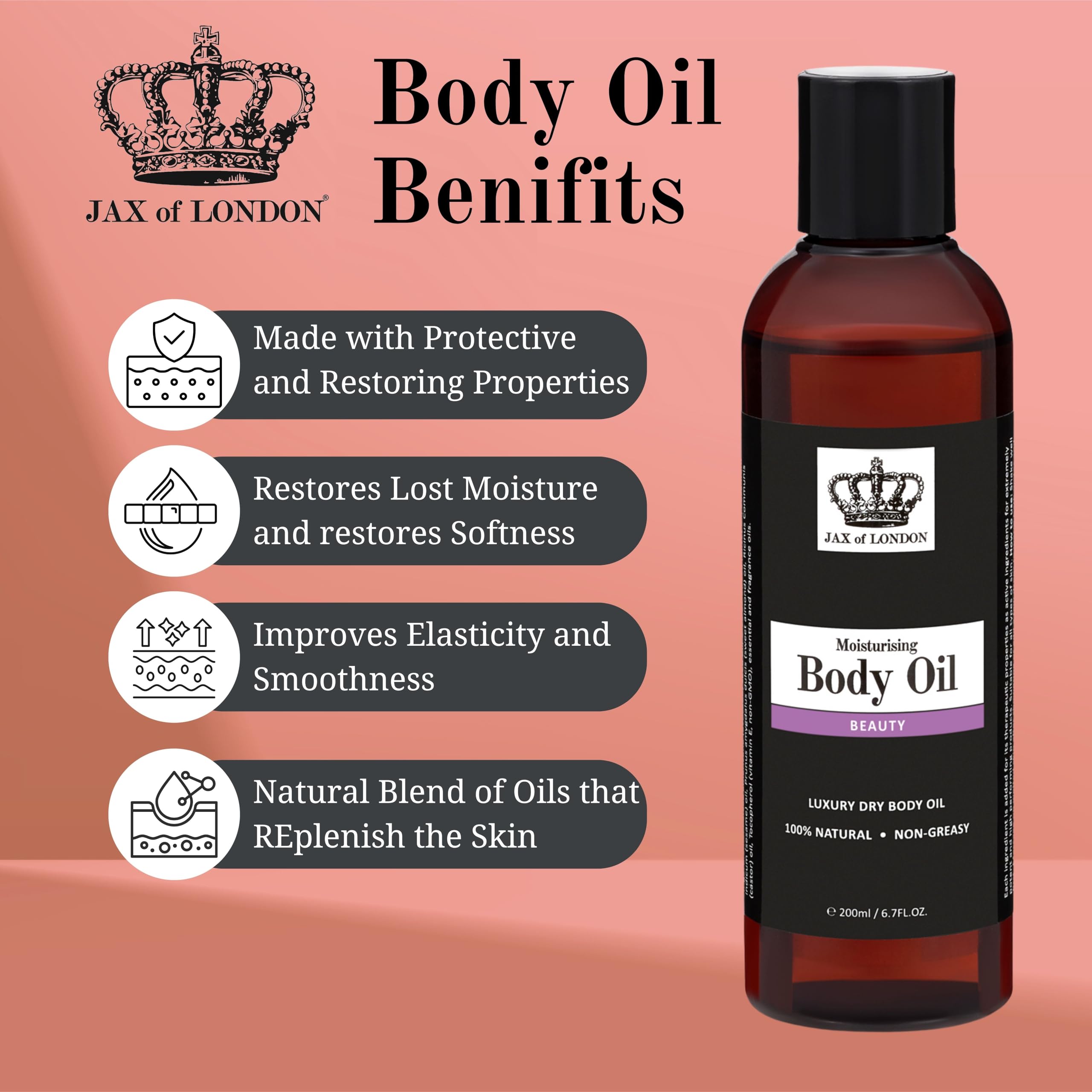 Jax of London Perfume Inspired Body Oil Set 2 x 200ml – Beauty & Oriental  Inspired by