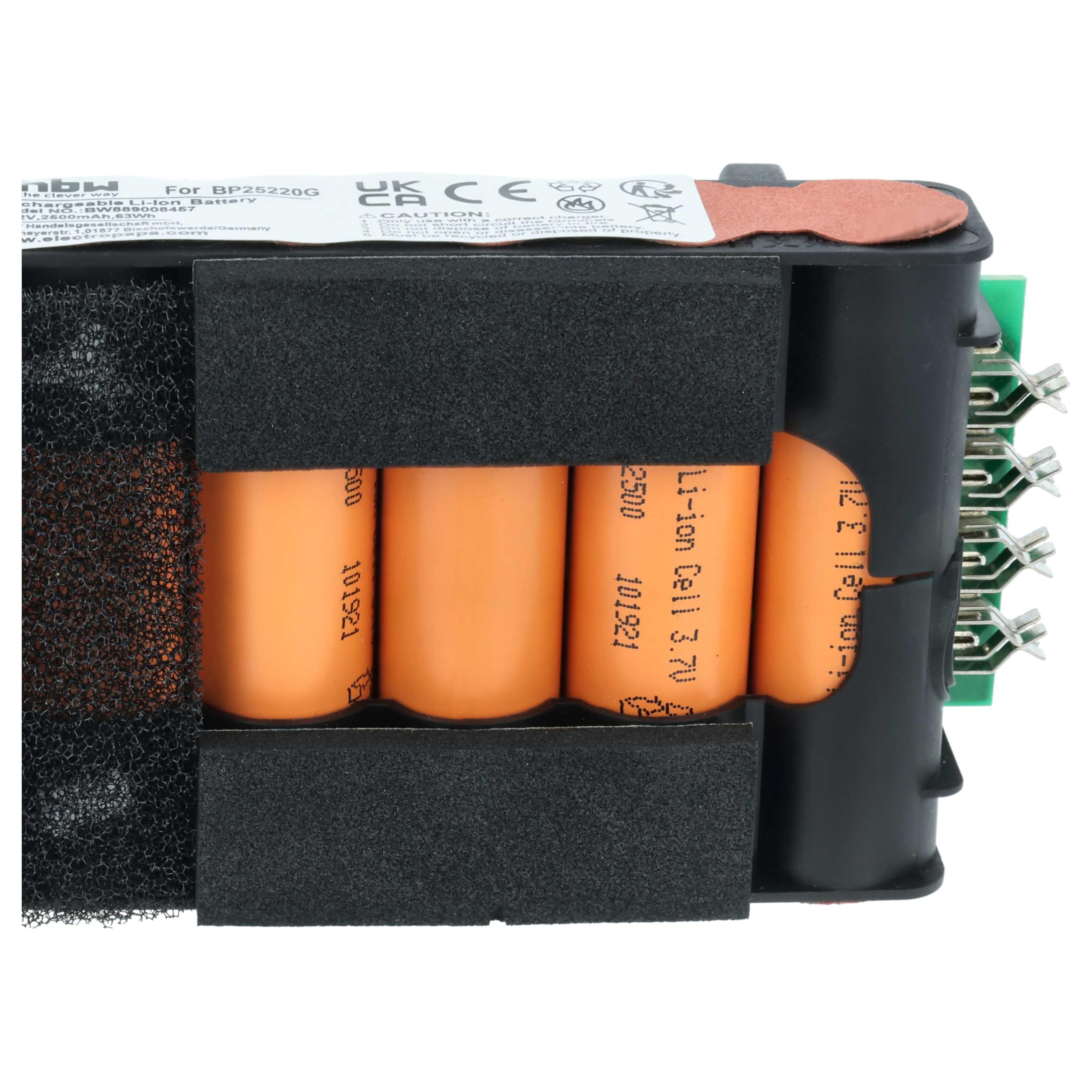 vhbw Bateria kompatybilna z Beko ARCELIK SD-3061 odkurzacz (2500 mAh, 25,2 V, Li-Ion)