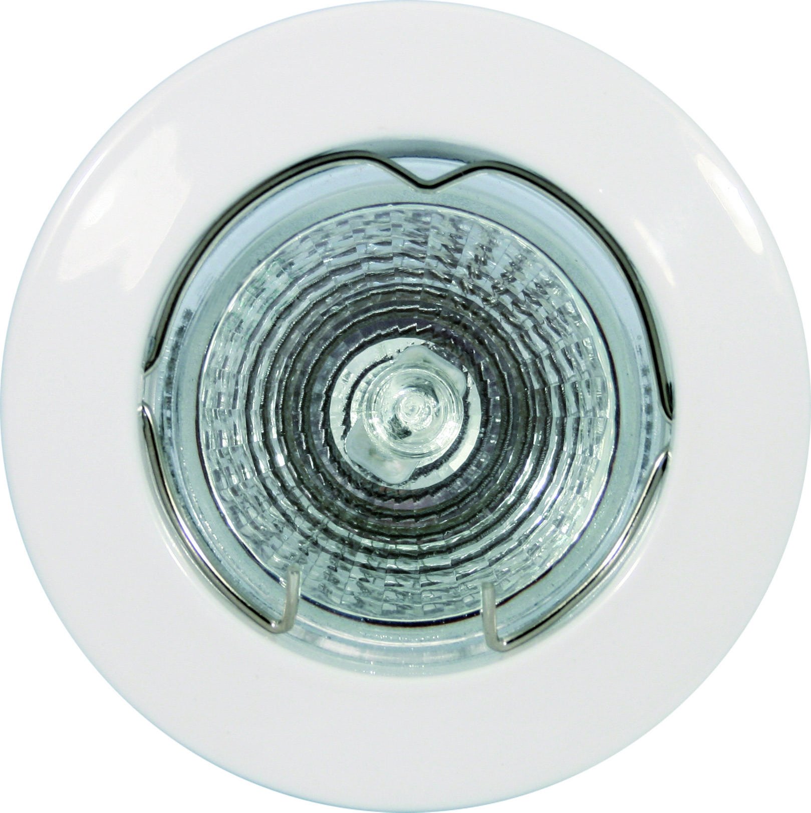 PriluxSilver - Dl325wh Fixed Zamak Ring GX5.3 White