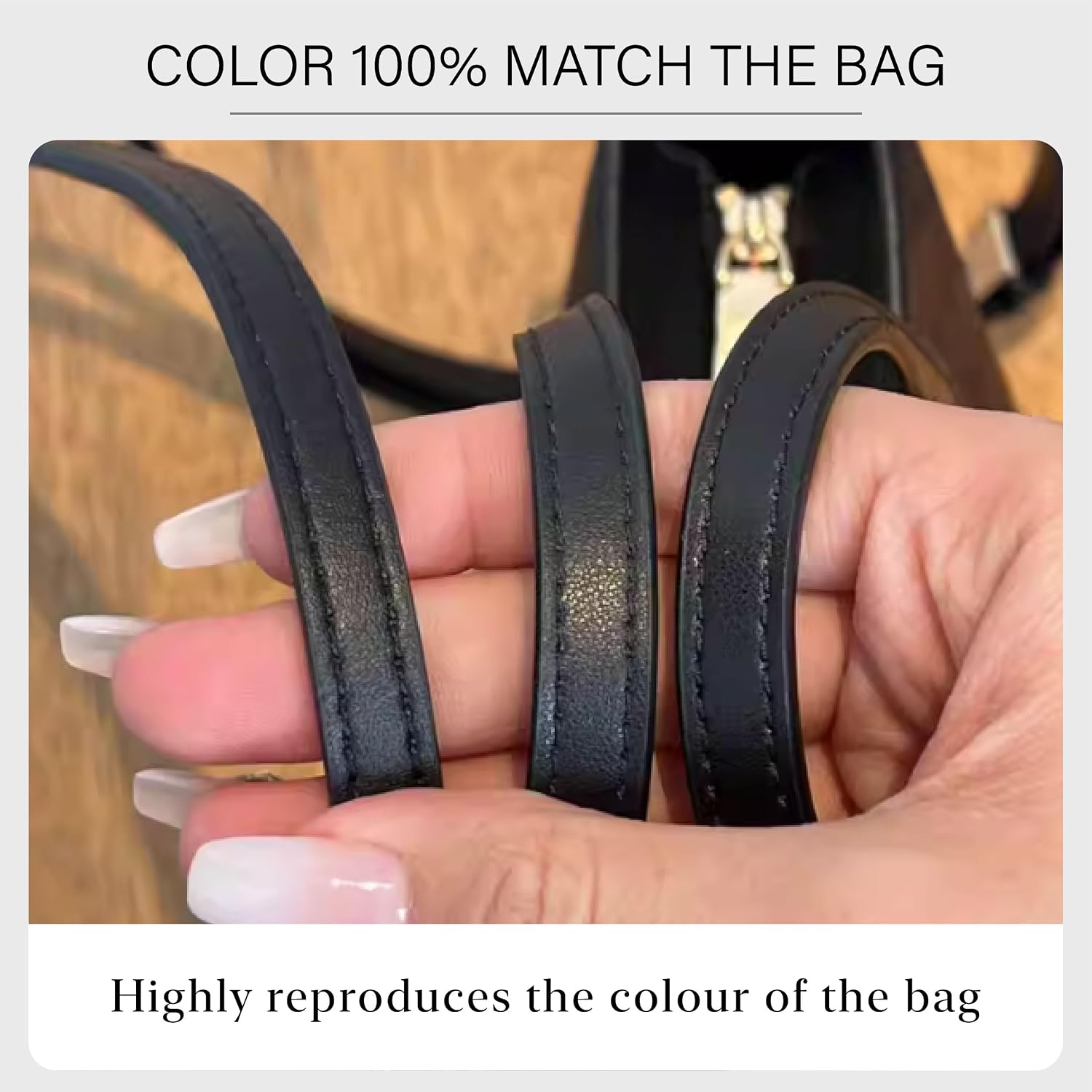 Purse Straps Replacement Crossbody for Coach Handbags, 37.4"-48.8" image 4